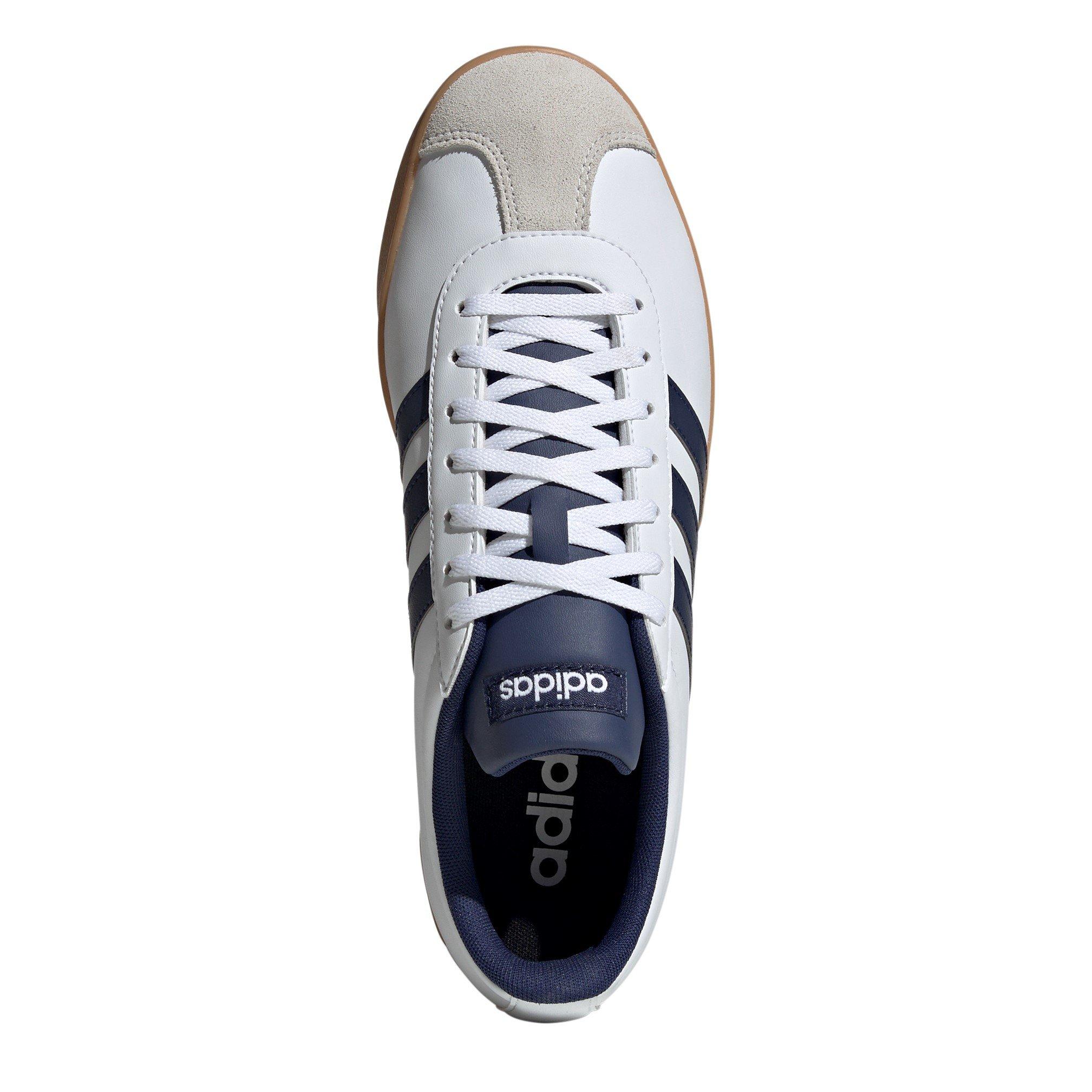 Wht/Blue/Grey - adidas - VL Court Base Shoes - 5