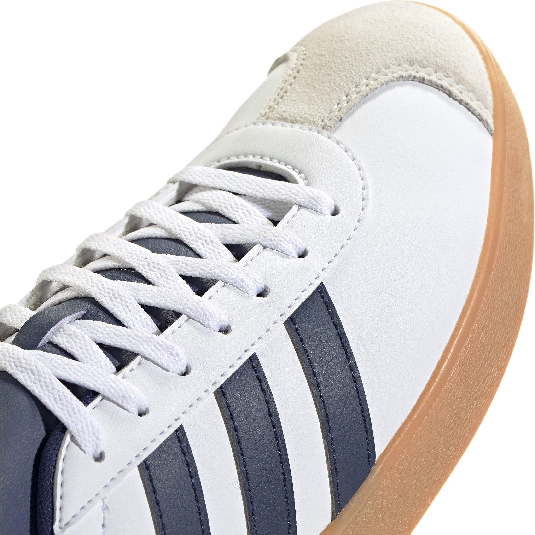 Wht/Blue/Grey - adidas - VL Court Base Shoes - 8