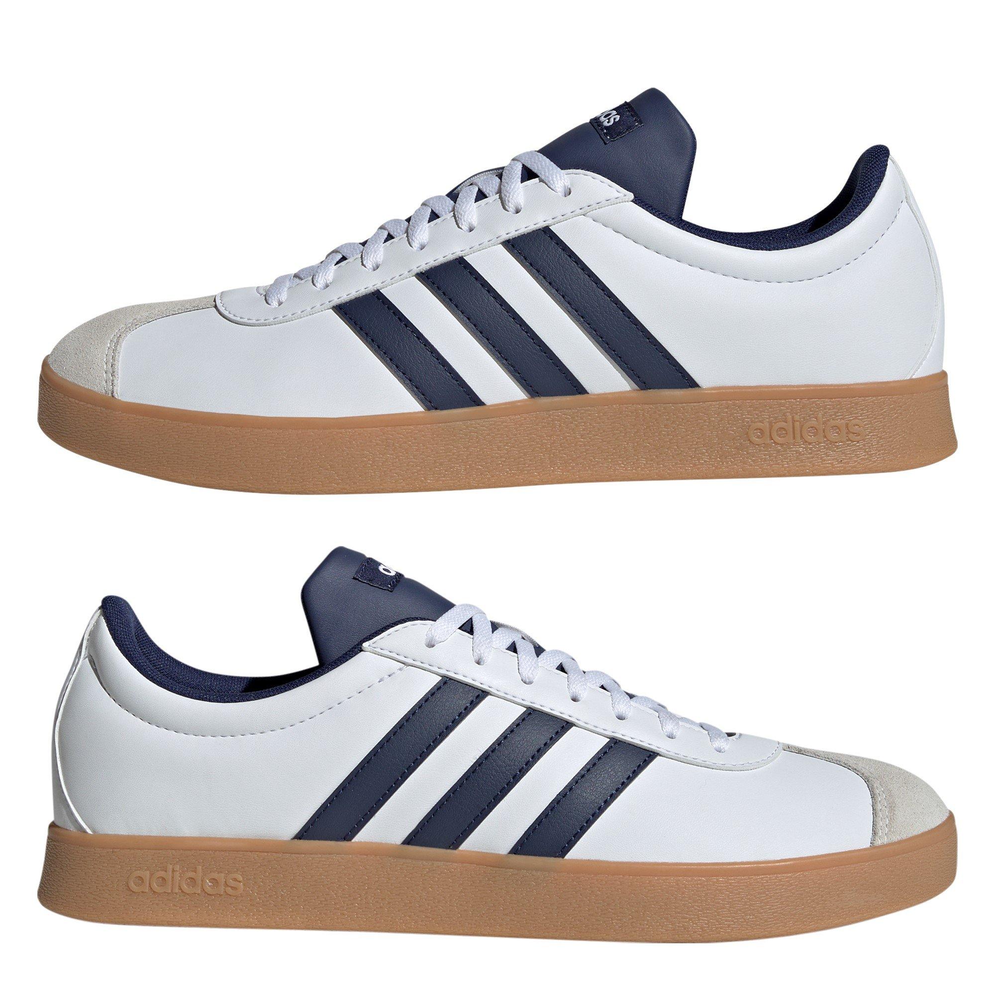 Wht/Blue/Grey - adidas - VL Court Base Shoes - 9