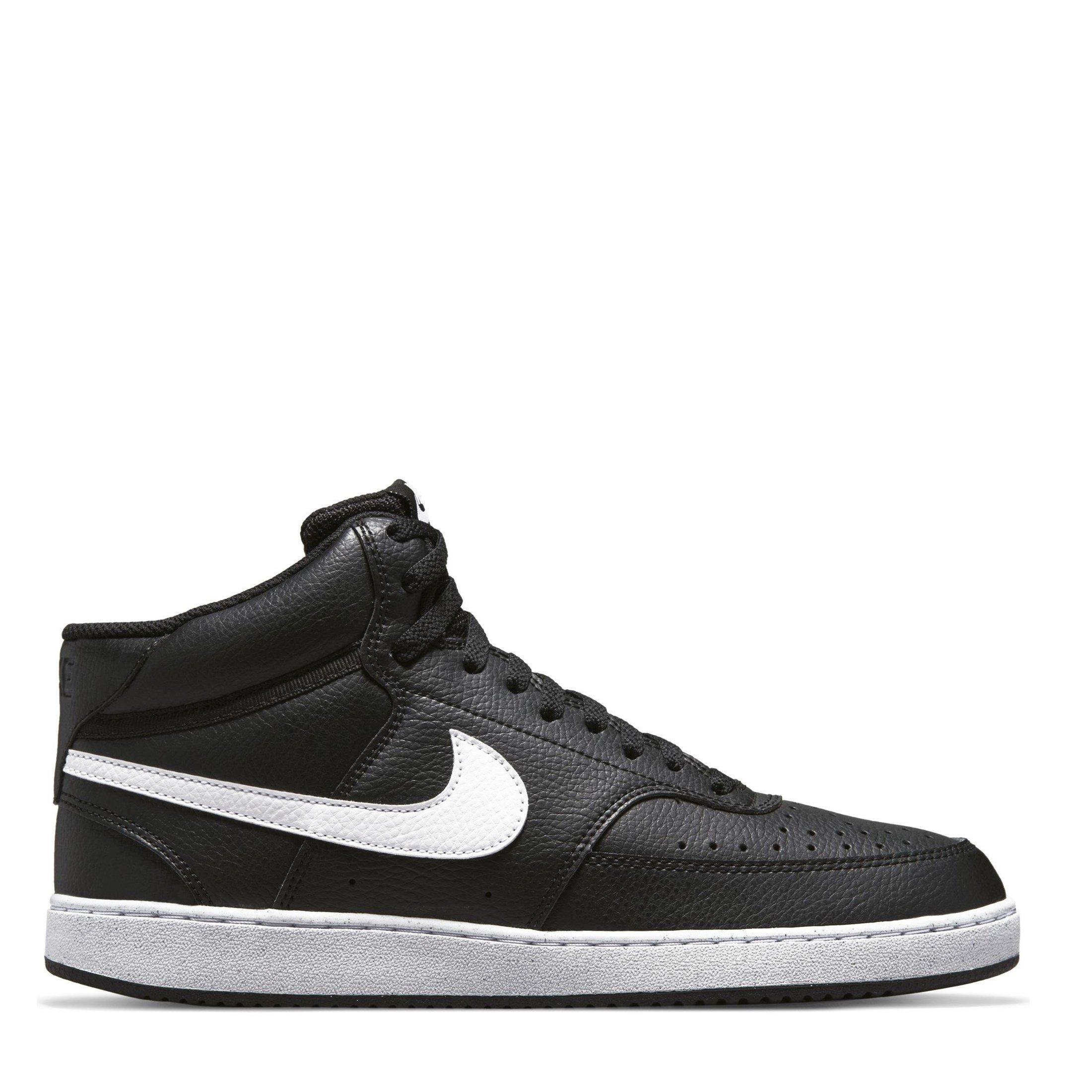 Black/White - Nike - Court Vision Mid Next Nature Mens - 1
