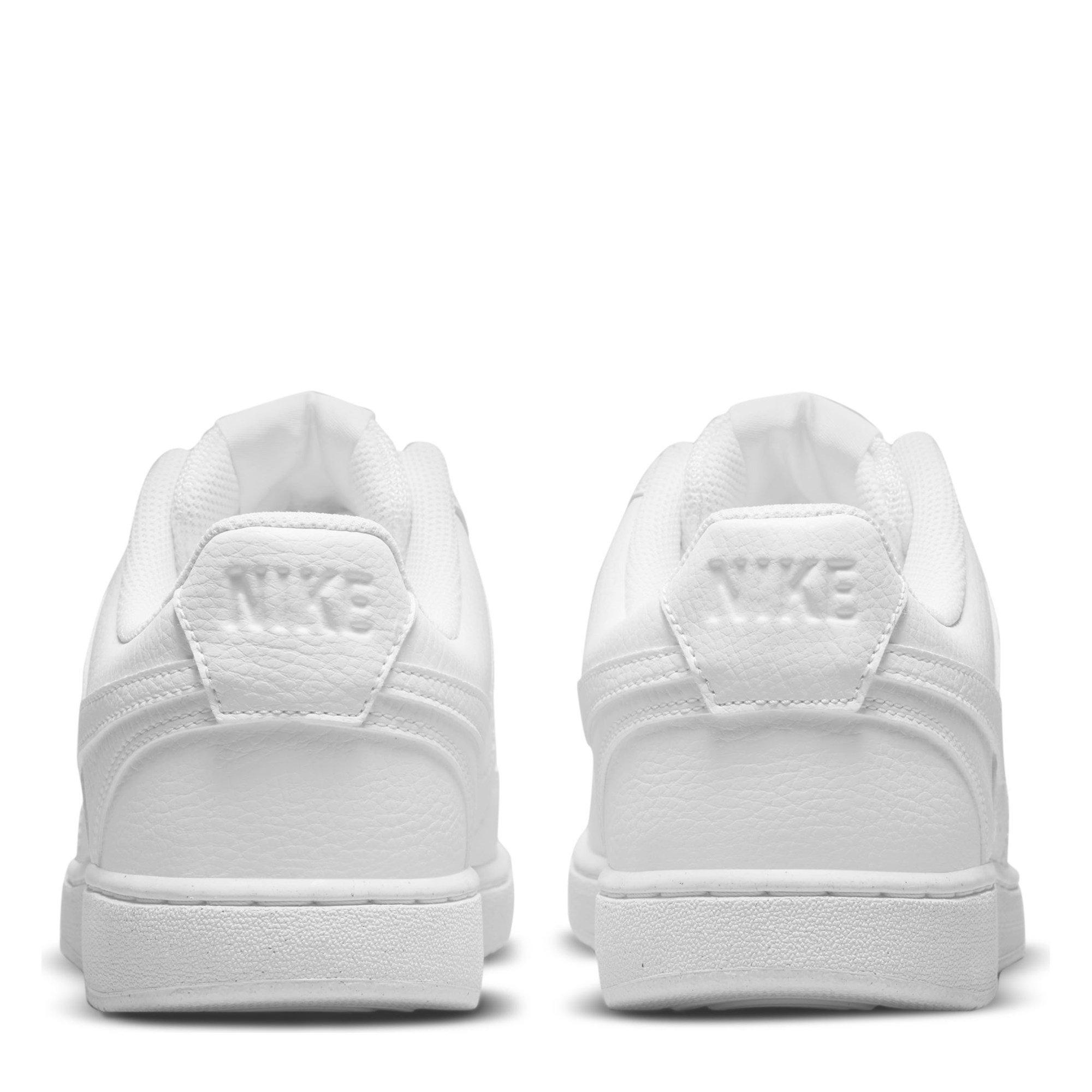 Triple White - Nike - Court Vision Low Trainers Mens - 4