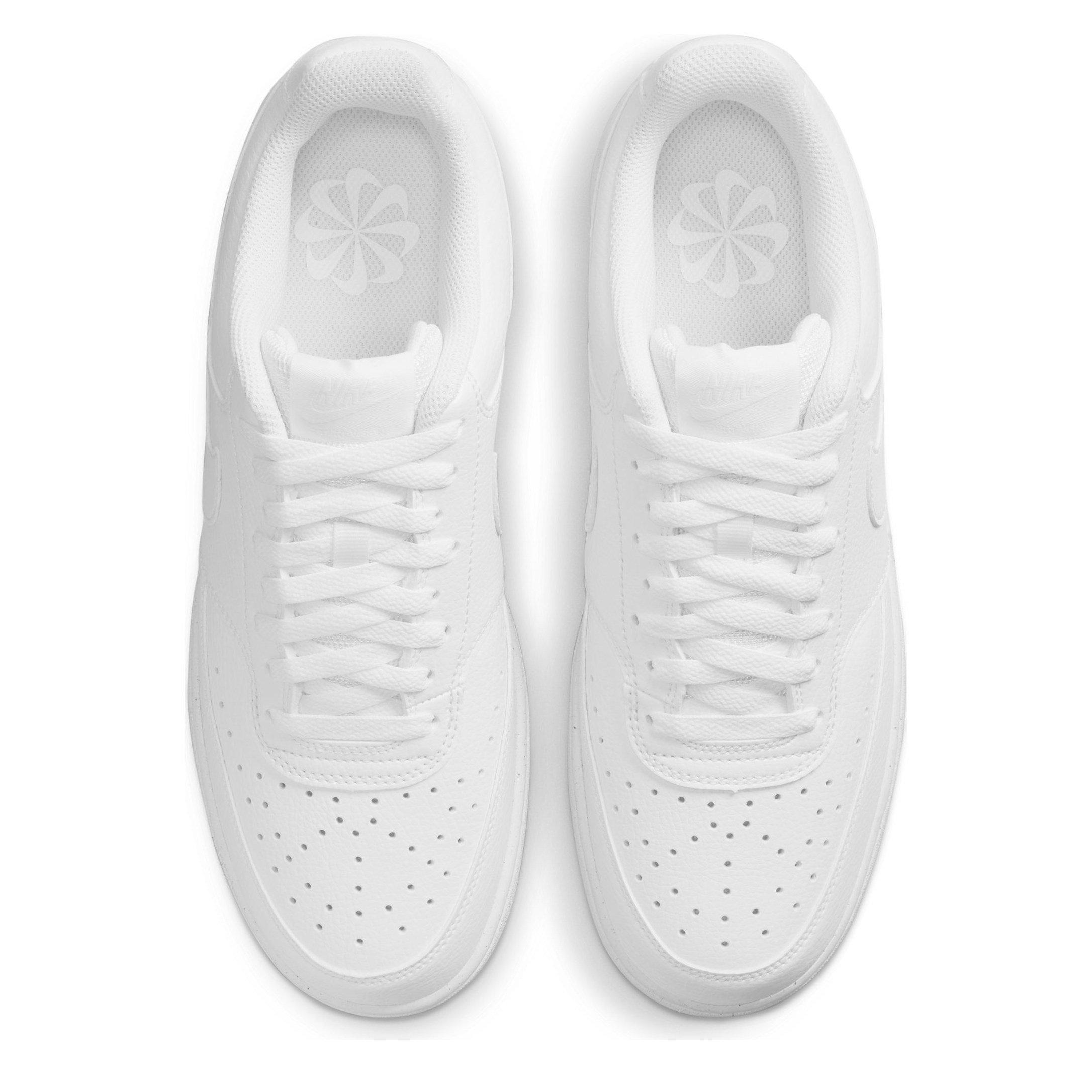 Triple White - Nike - Court Vision Low Trainers Mens - 5