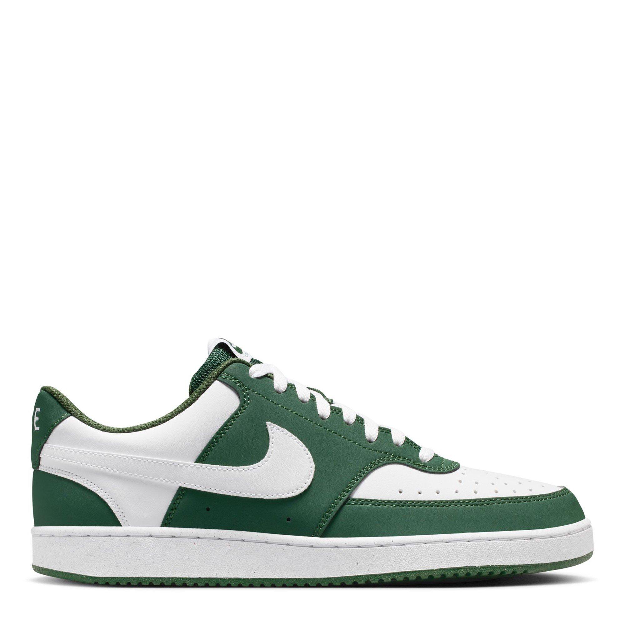 Nike Men's Court Vision Low Trainers - Fir/White - 9 (44)
