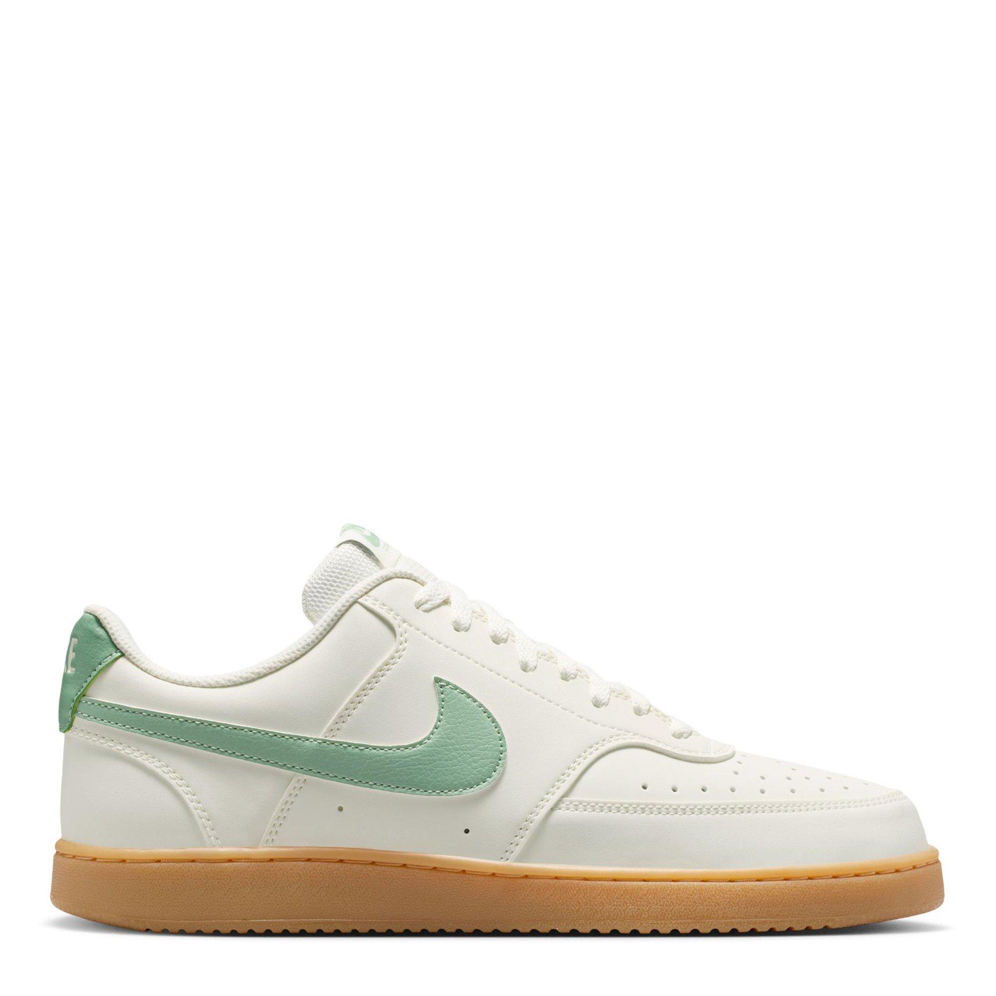 Nike Men's Court Vision Low Trainers - Sail/Steam - 9 (44)