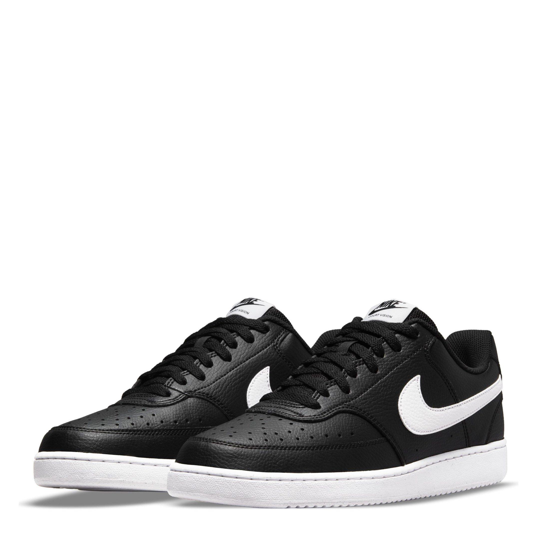 Nero/Bianco - Nike - Court Vision Low Trainers Mens - 3