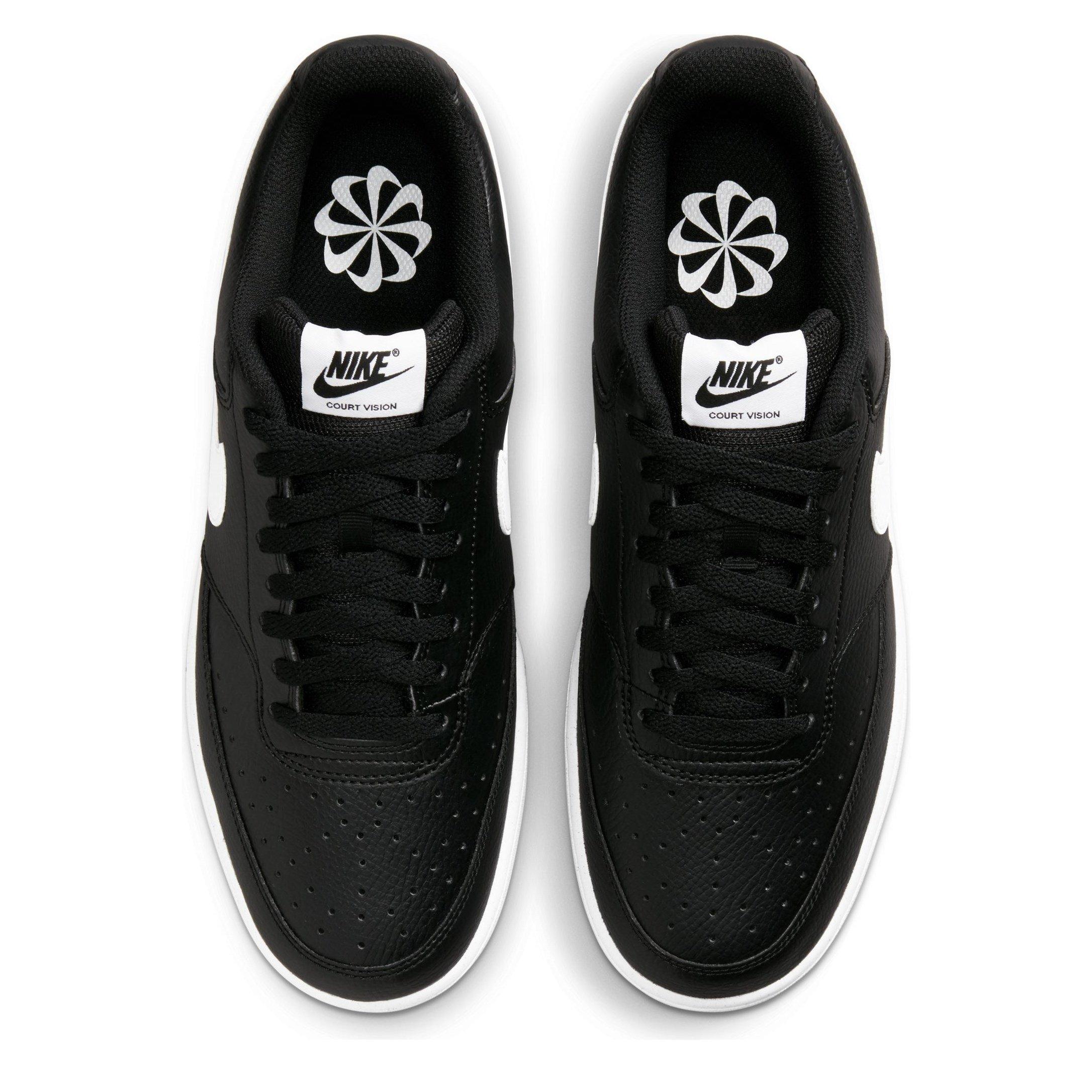 Nero/Bianco - Nike - Court Vision Low Trainers Mens - 5
