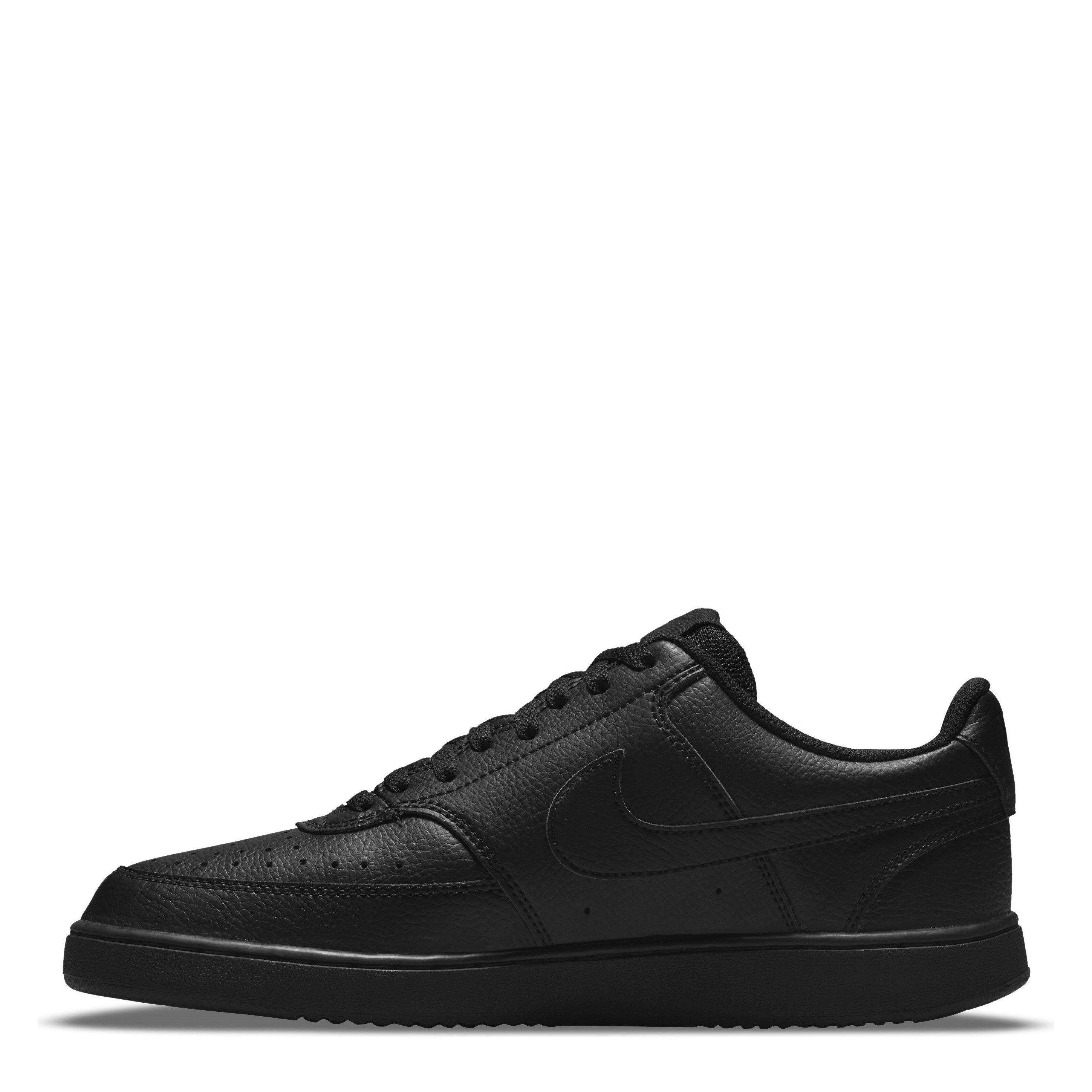 Triple Black - Nike - Court Vision Low Trainers Mens - 2