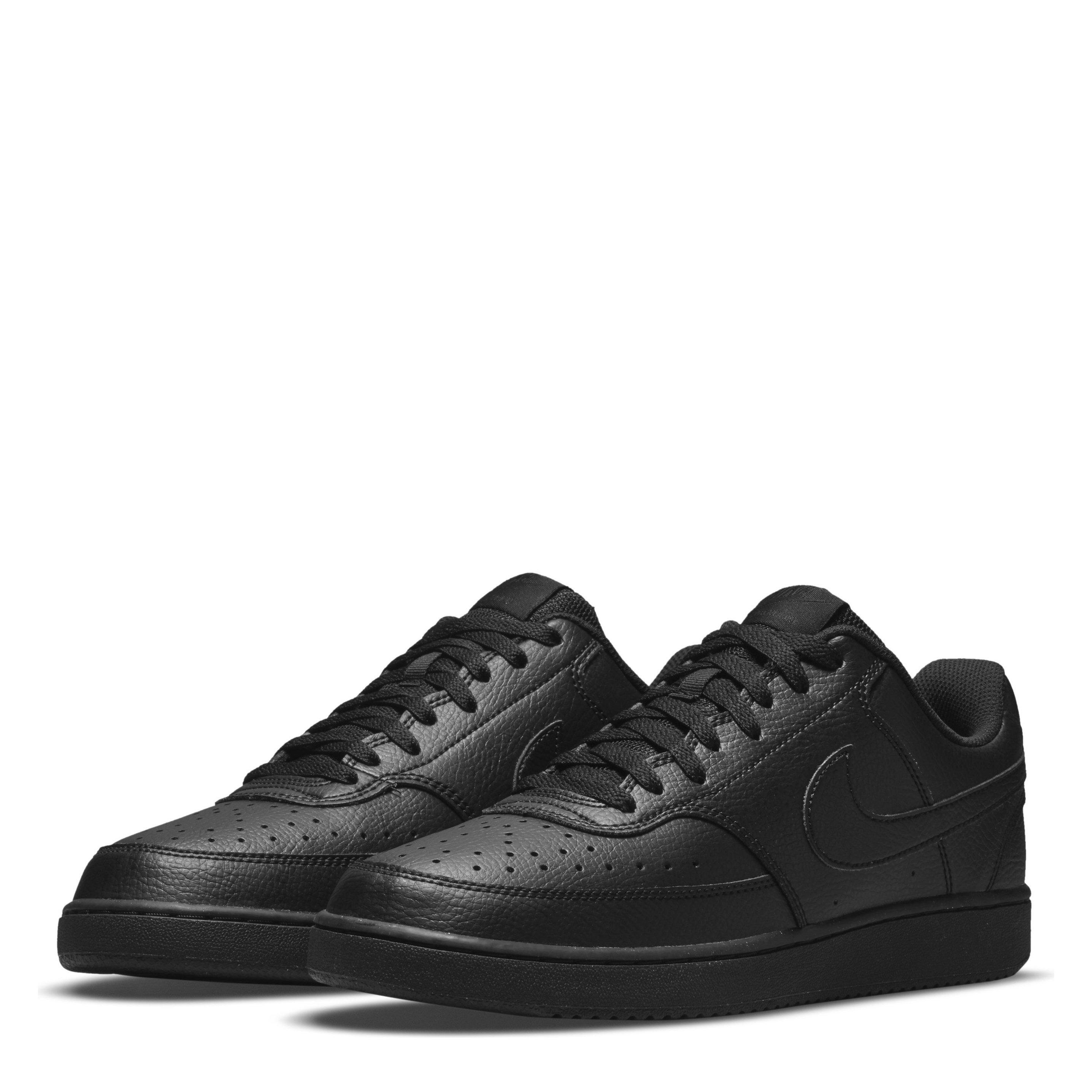 Triple Black - Nike - Court Vision Low Trainers Mens - 3