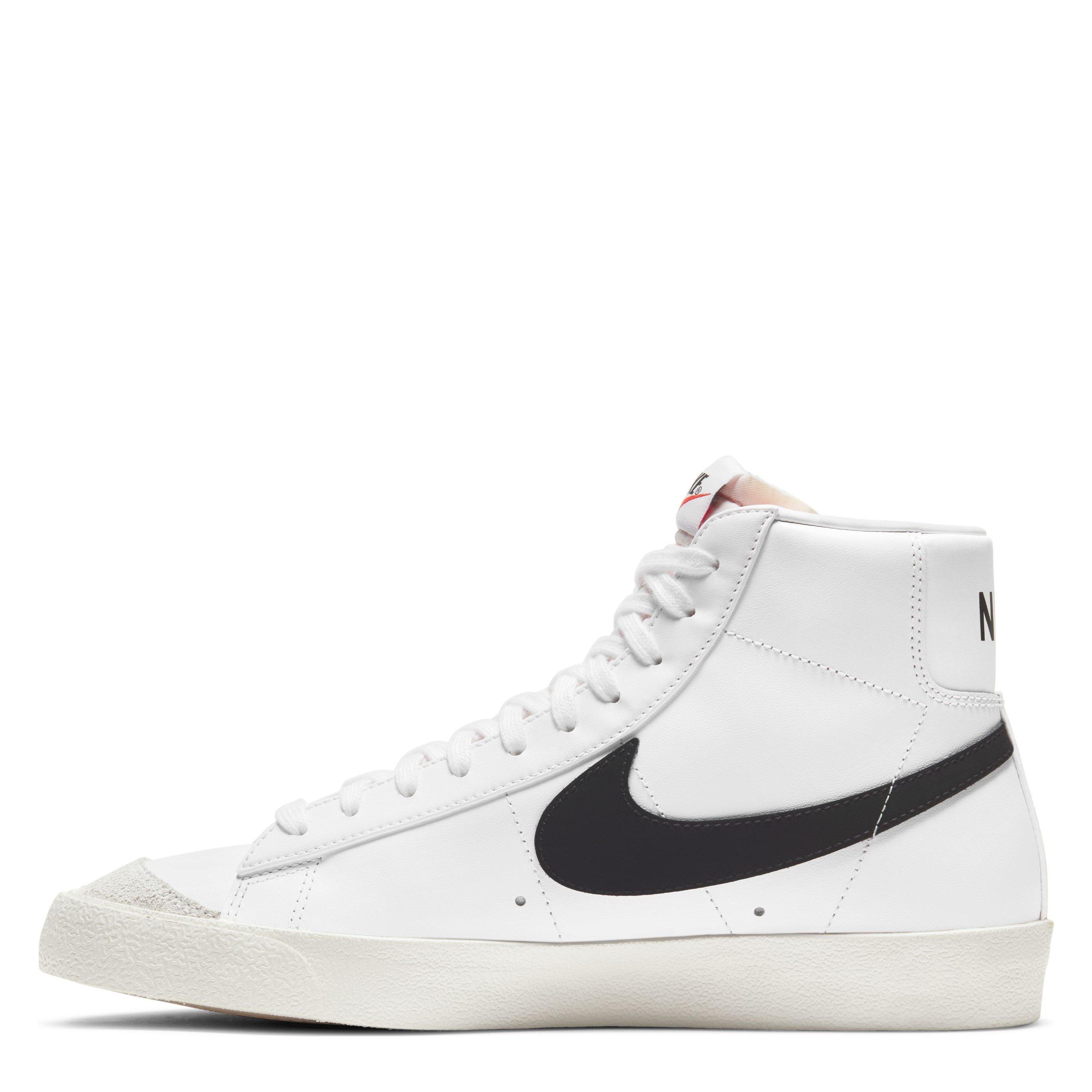 White/Black - Nike - Blazer Mid High Tops Mens - 2