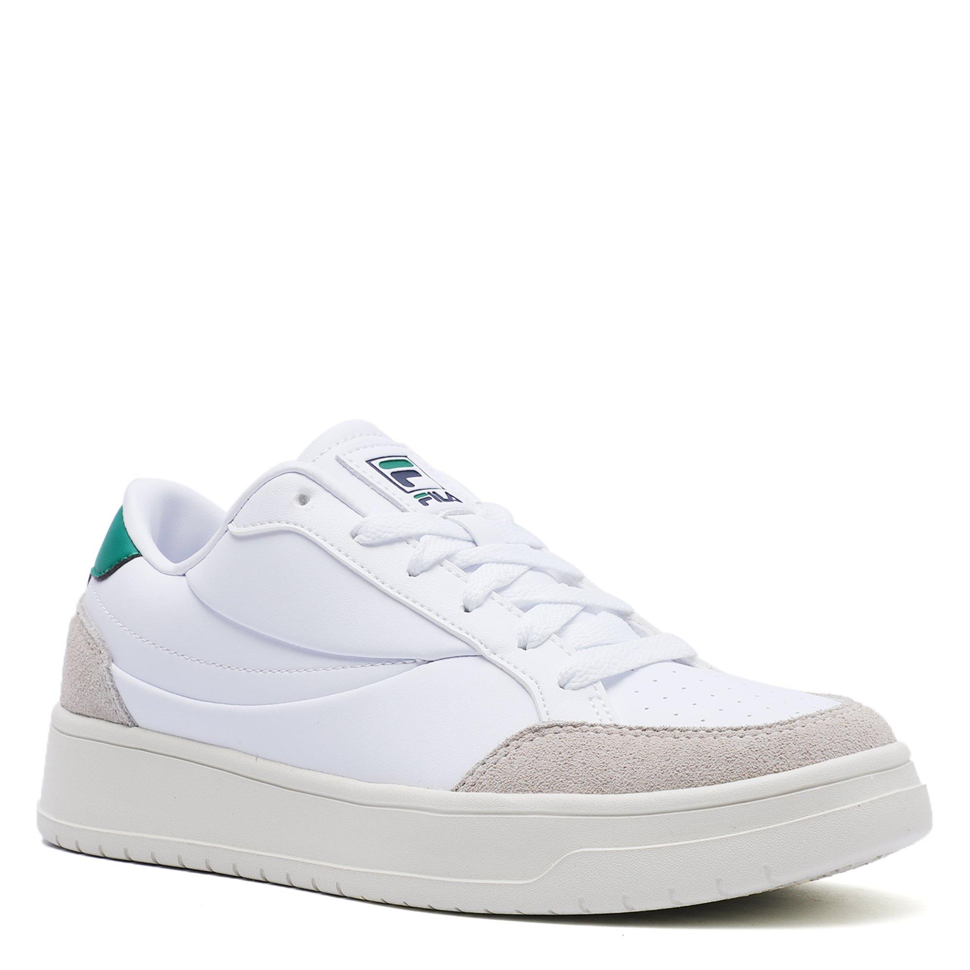 WHT/GRN/GRN - Fila - AMON Court Trainers Mens - 5