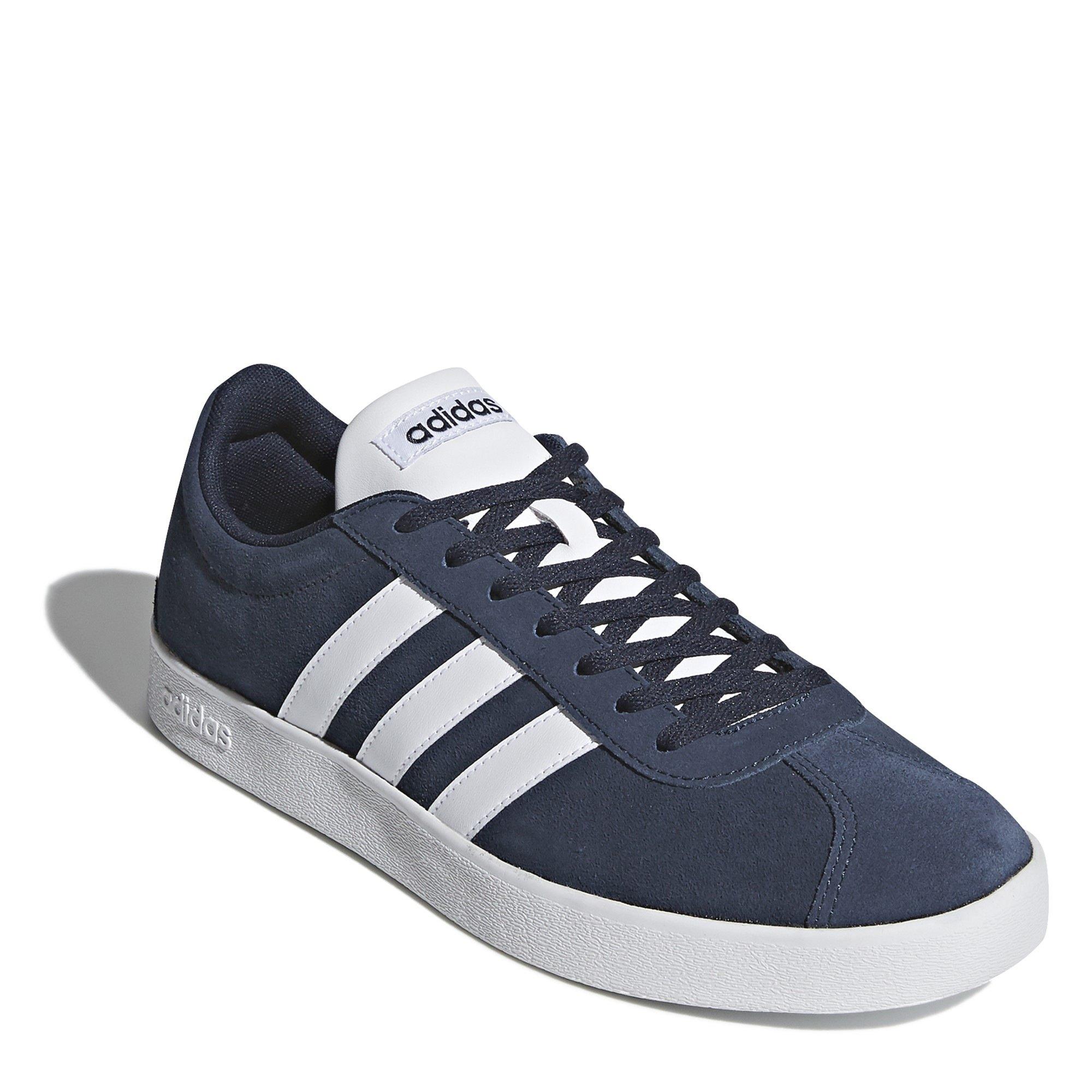 Navy/Hvid - adidas - VL Court 2.0 Mens Shoes - 3