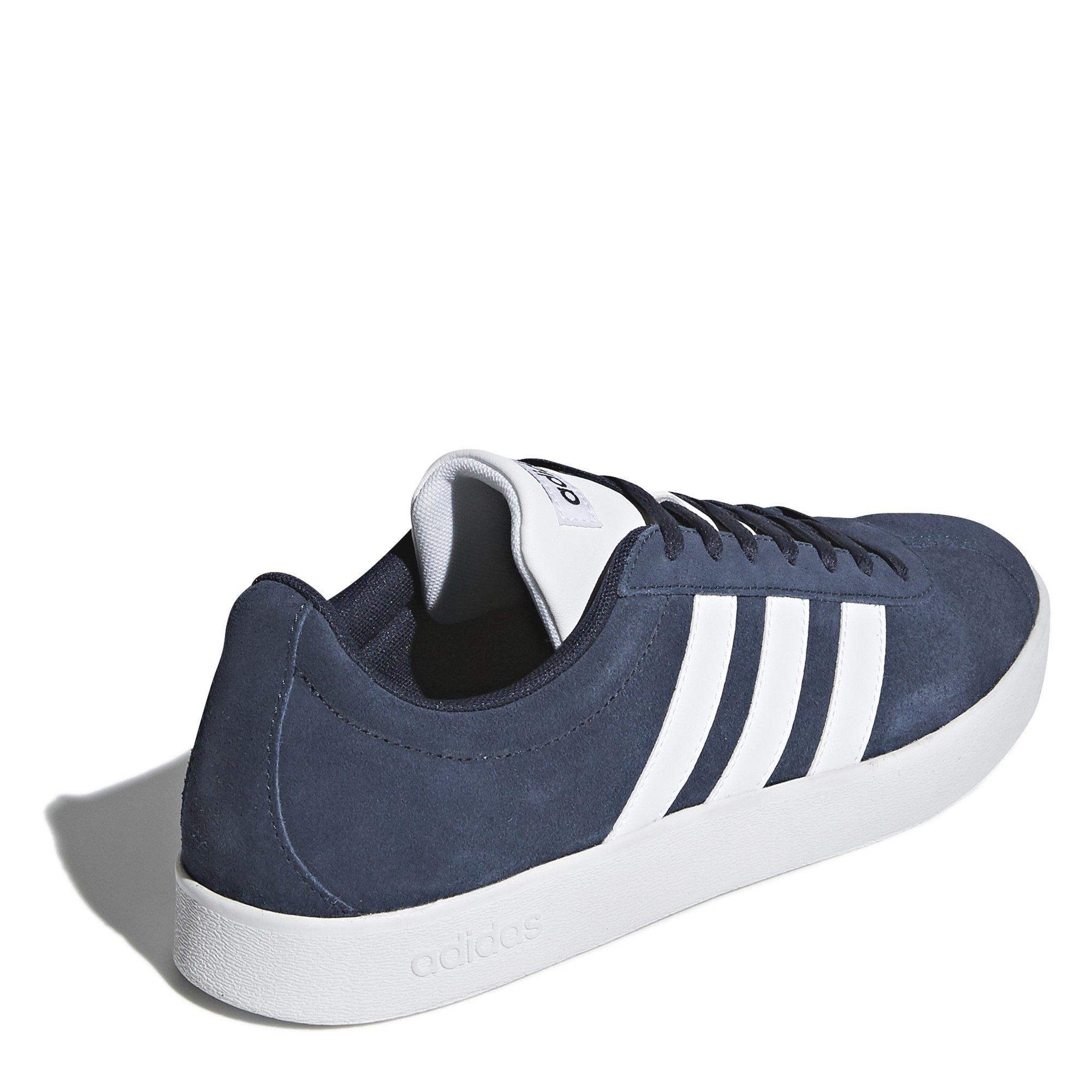 Navy/Hvid - adidas - VL Court 2.0 Mens Shoes - 5