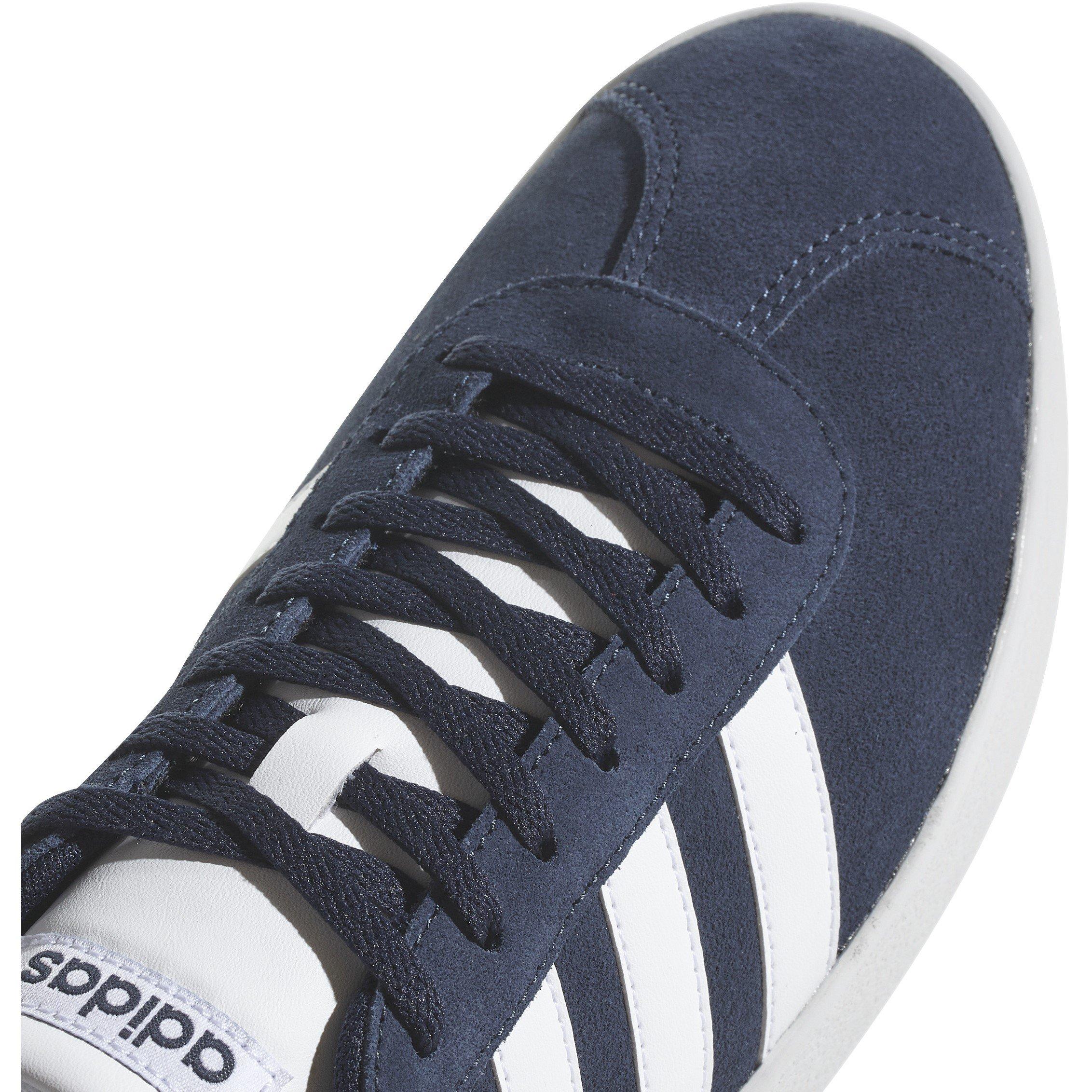 Navy/Hvid - adidas - VL Court 2.0 Mens Shoes - 8