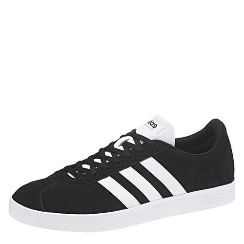 Black/White - adidas - VL Court 2.0 Shoes Mens - 4