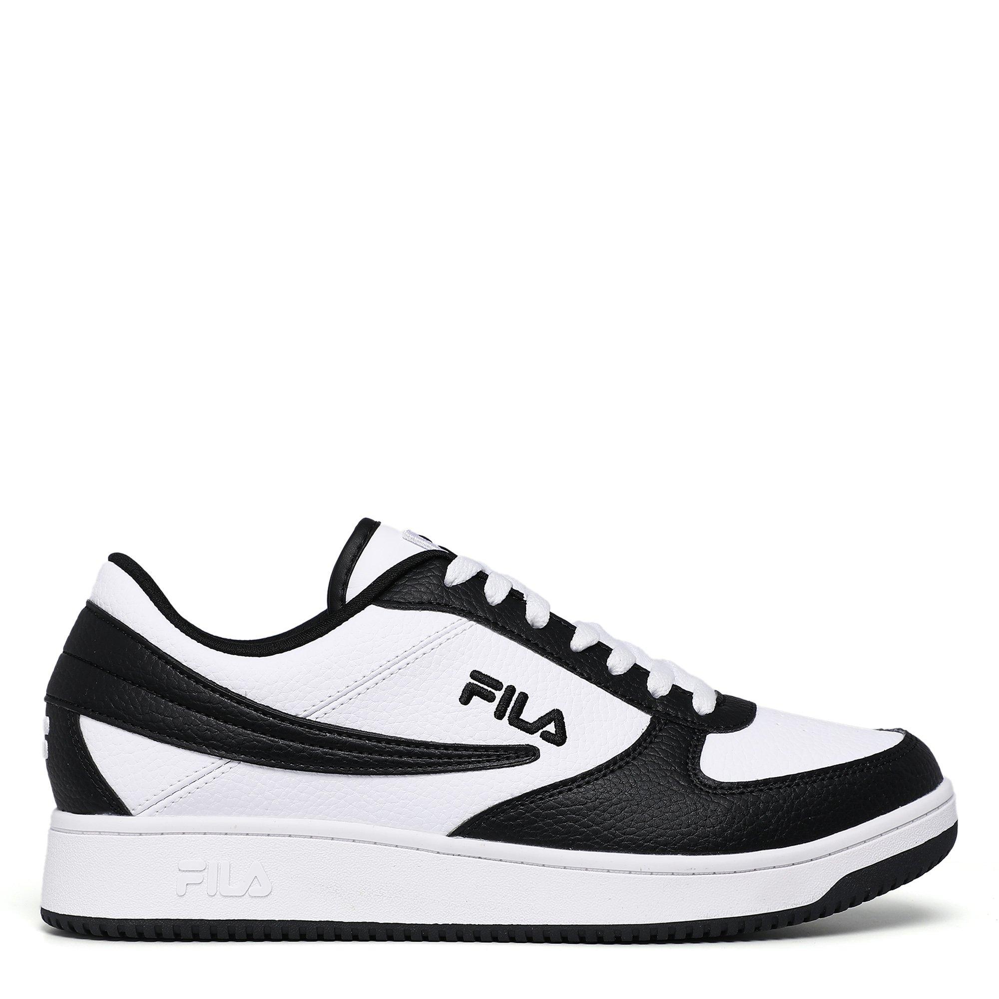 WHT/BLK/WHT - Fila - Men's Court Trainers - 1