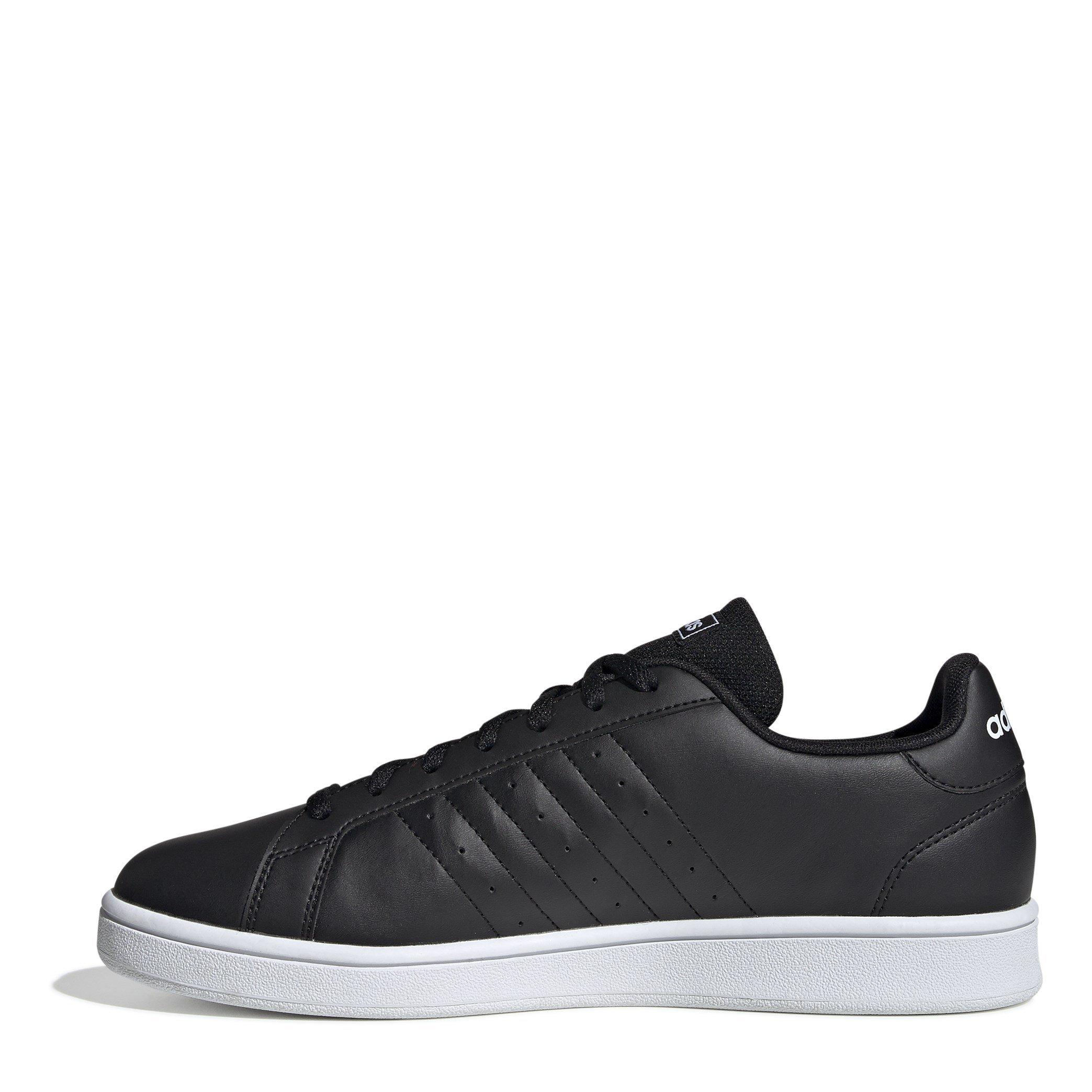  Blk/Wht/Wht - adidas - Grand Court Base Mens  Trainers - 2