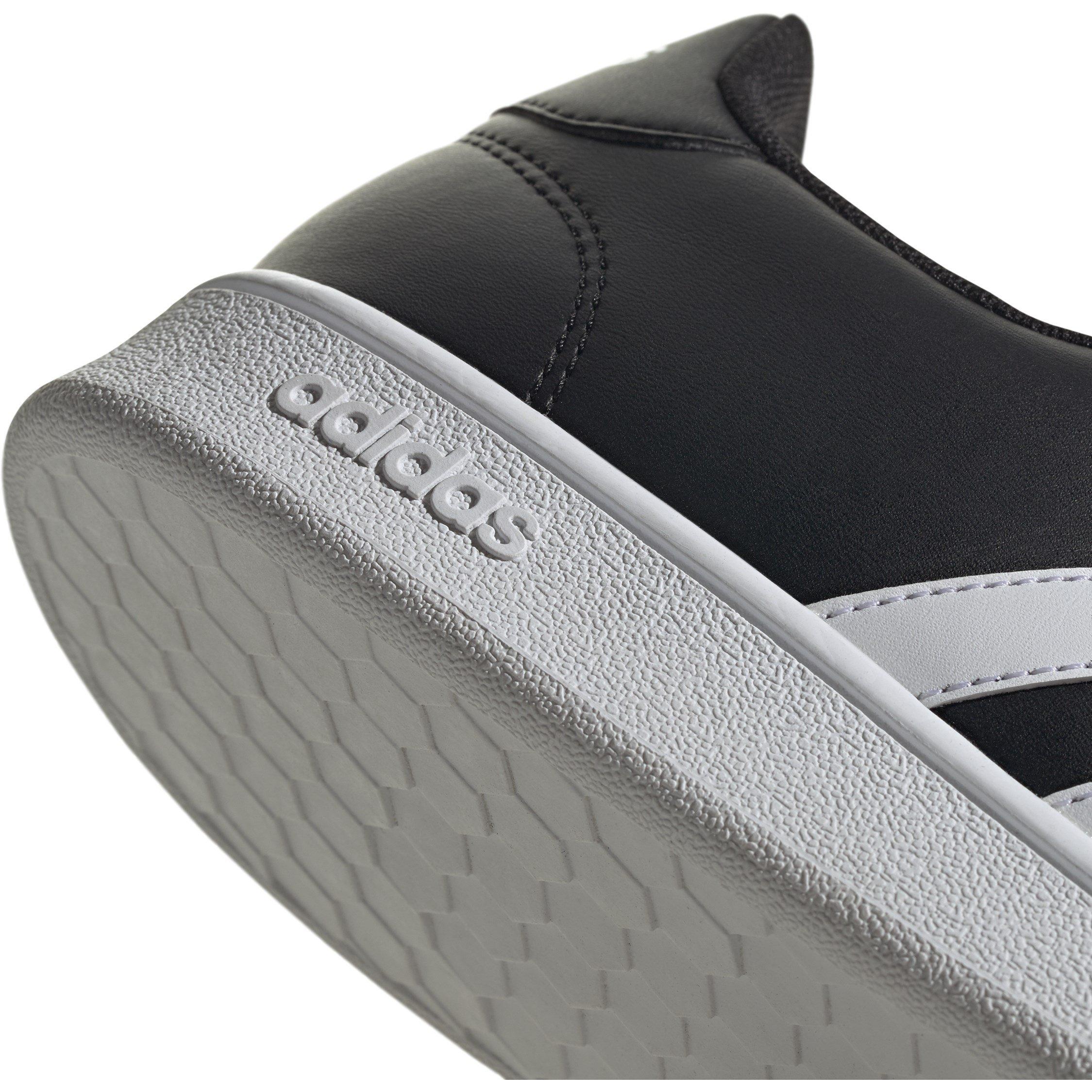  Blk/Wht/Wht - adidas - Grand Court Base Mens  Trainers - 7