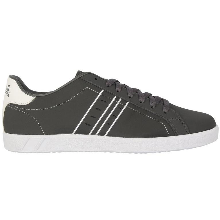 Gris/Blanc - Lonsdale - Oval Trainers Mens - 1