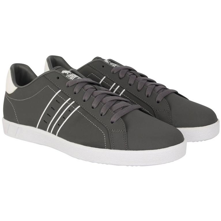 Gris/Blanc - Lonsdale - Oval Trainers Mens - 5