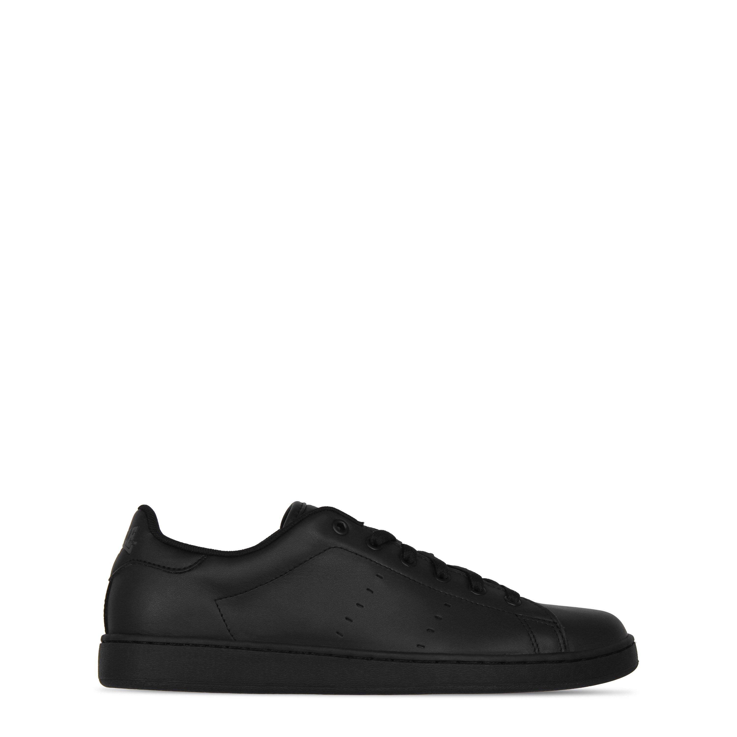 Black/Black - Lonsdale - Leyton Leather Trainers Mens - 1