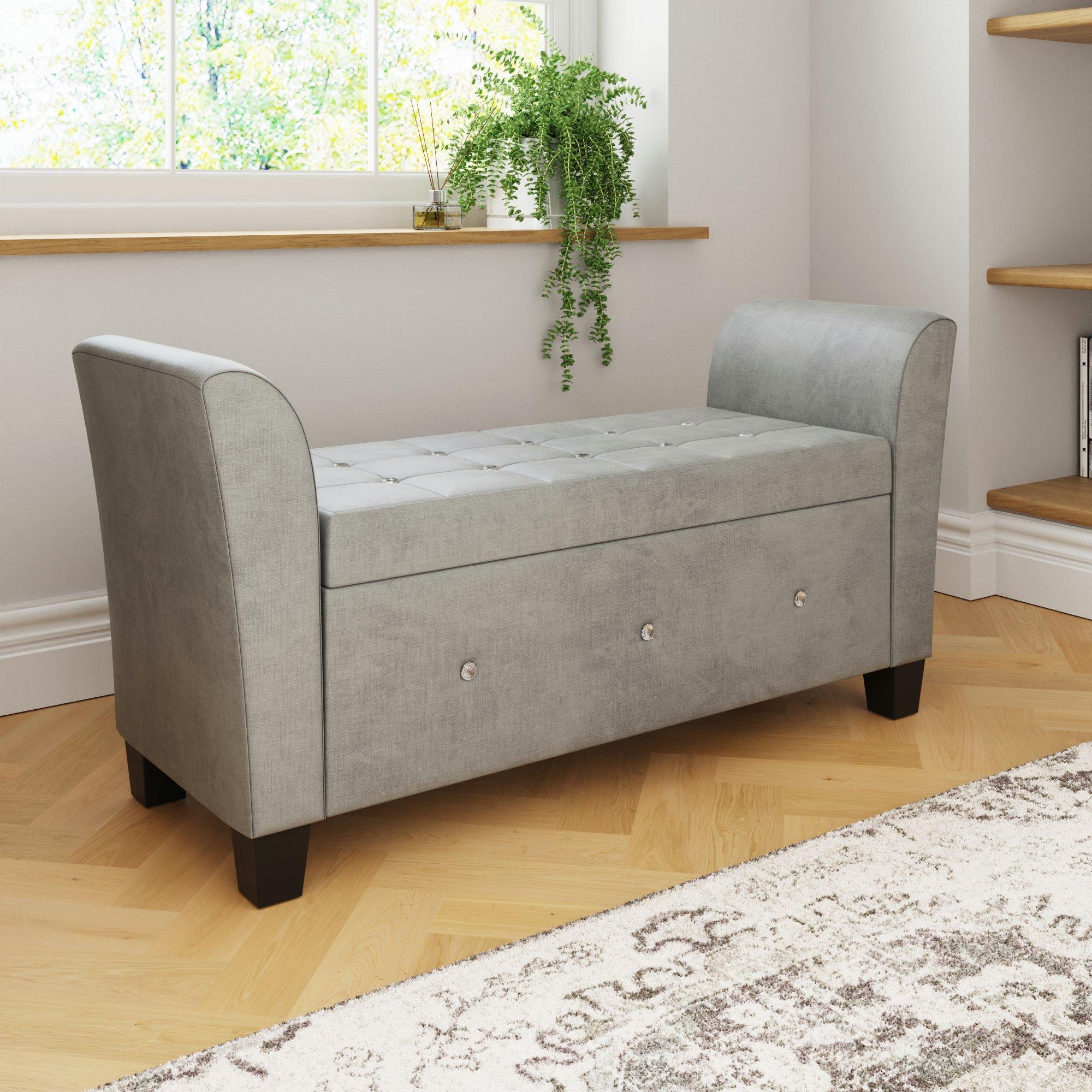 Grey - GFW - GFW Verona Diamante Window Seat - 3