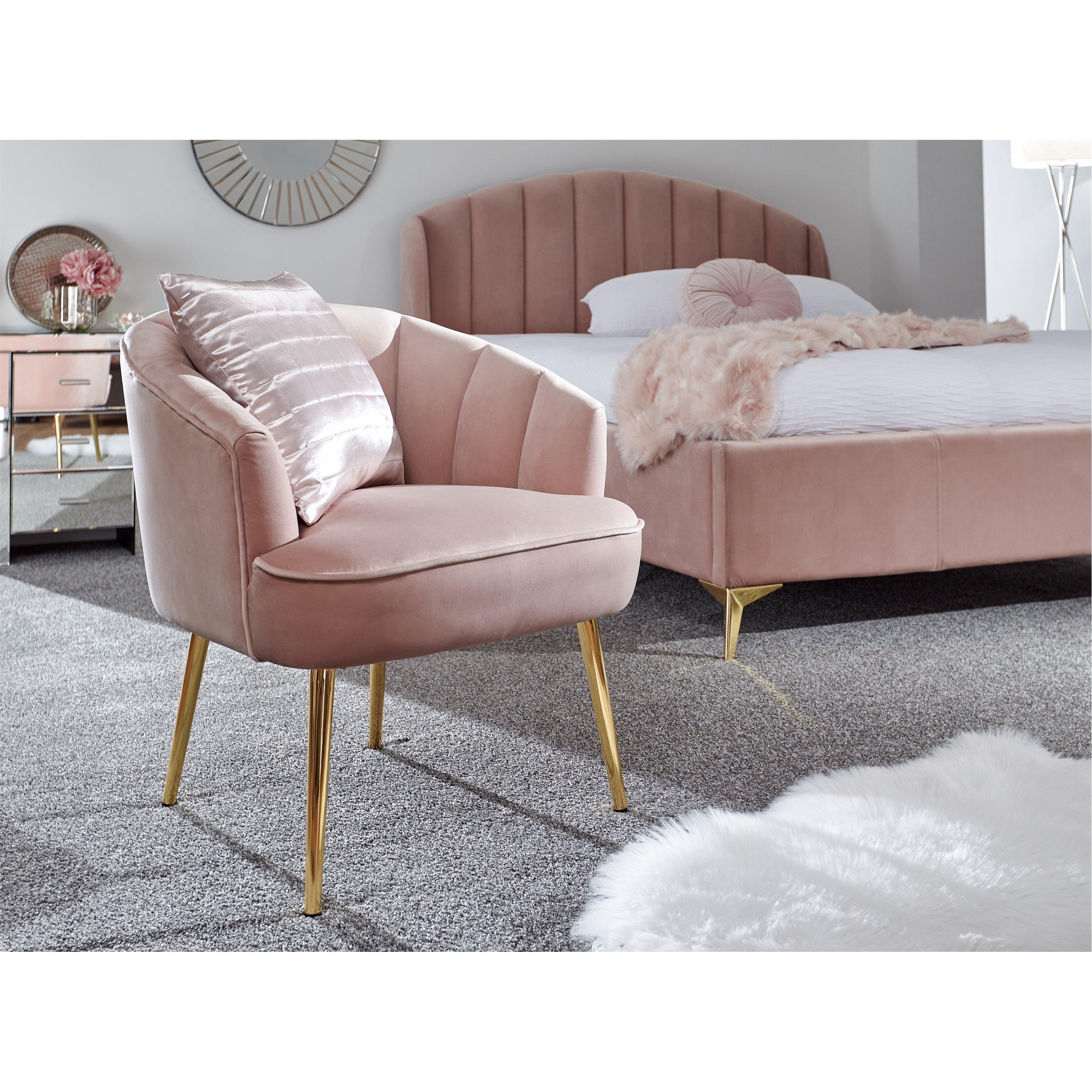 Gfw  Pettine Chair Natural - Blush Pink