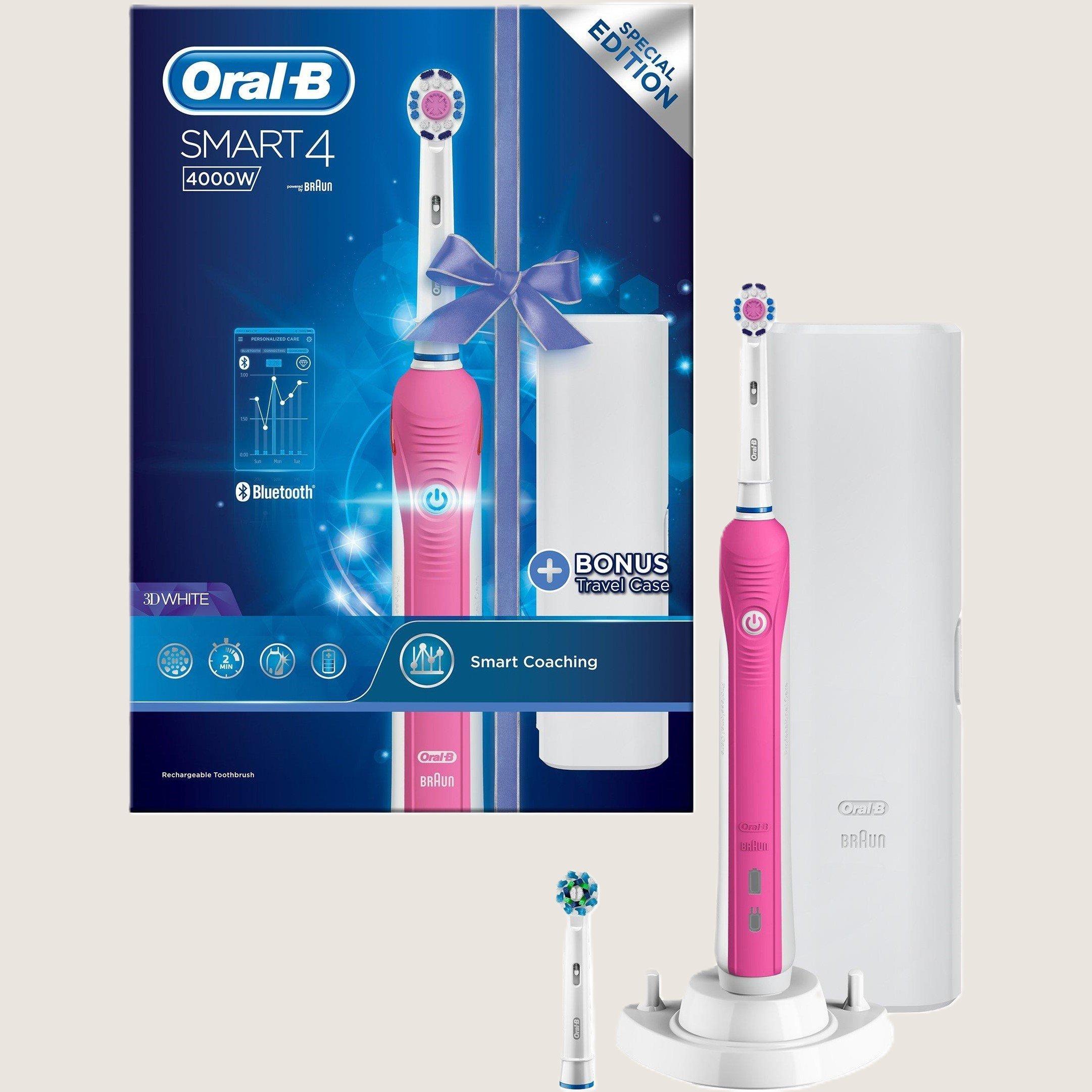 Pink - Oral B - Oral B Smt 4500 3D Pink T