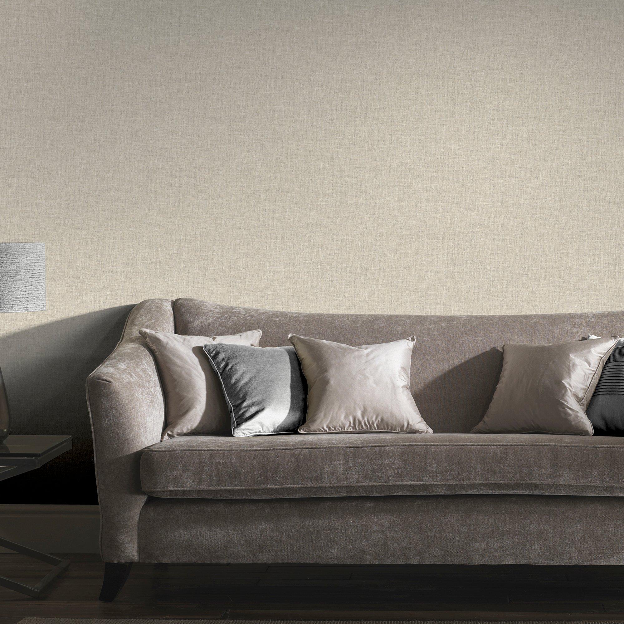 Natural - Arthouse - Linen Wallpaper - 4