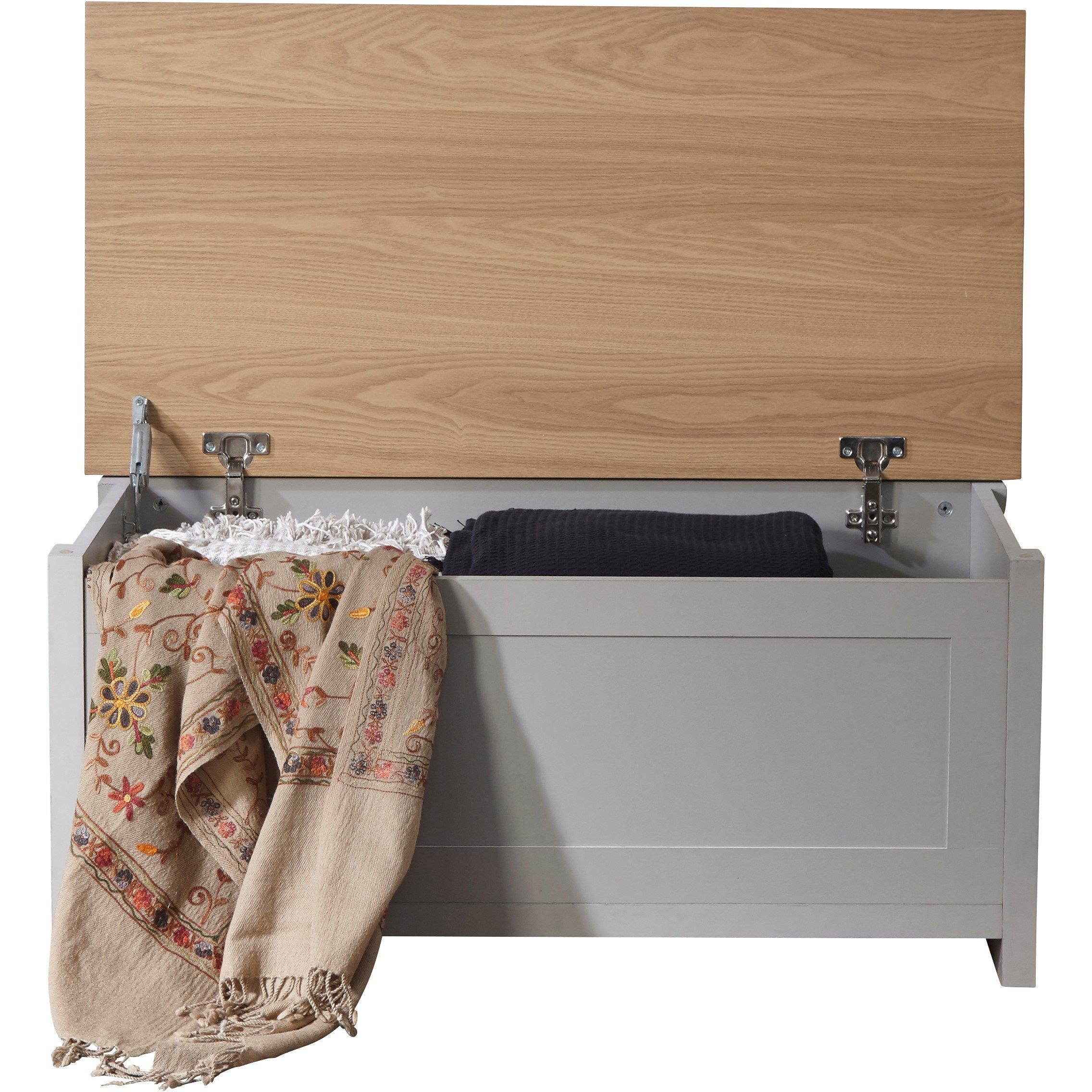 Grey - GFW - GFW Lancaster Ottoman Storage Box - 7