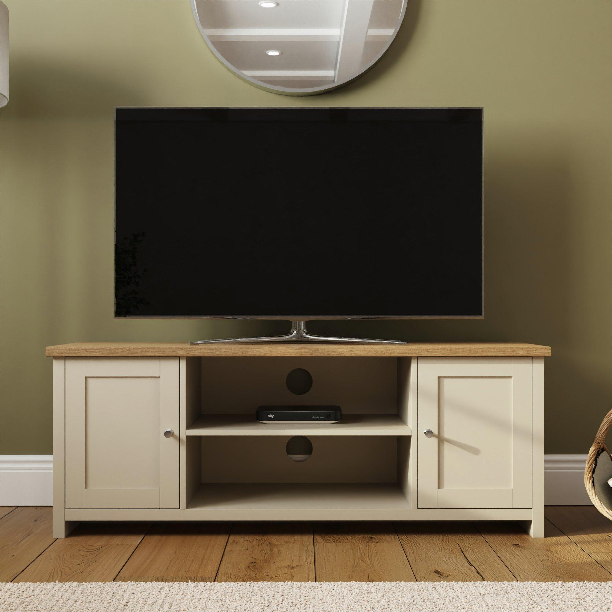 Cream - GFW - GFW Lancaster Large TV Cabinet - 1