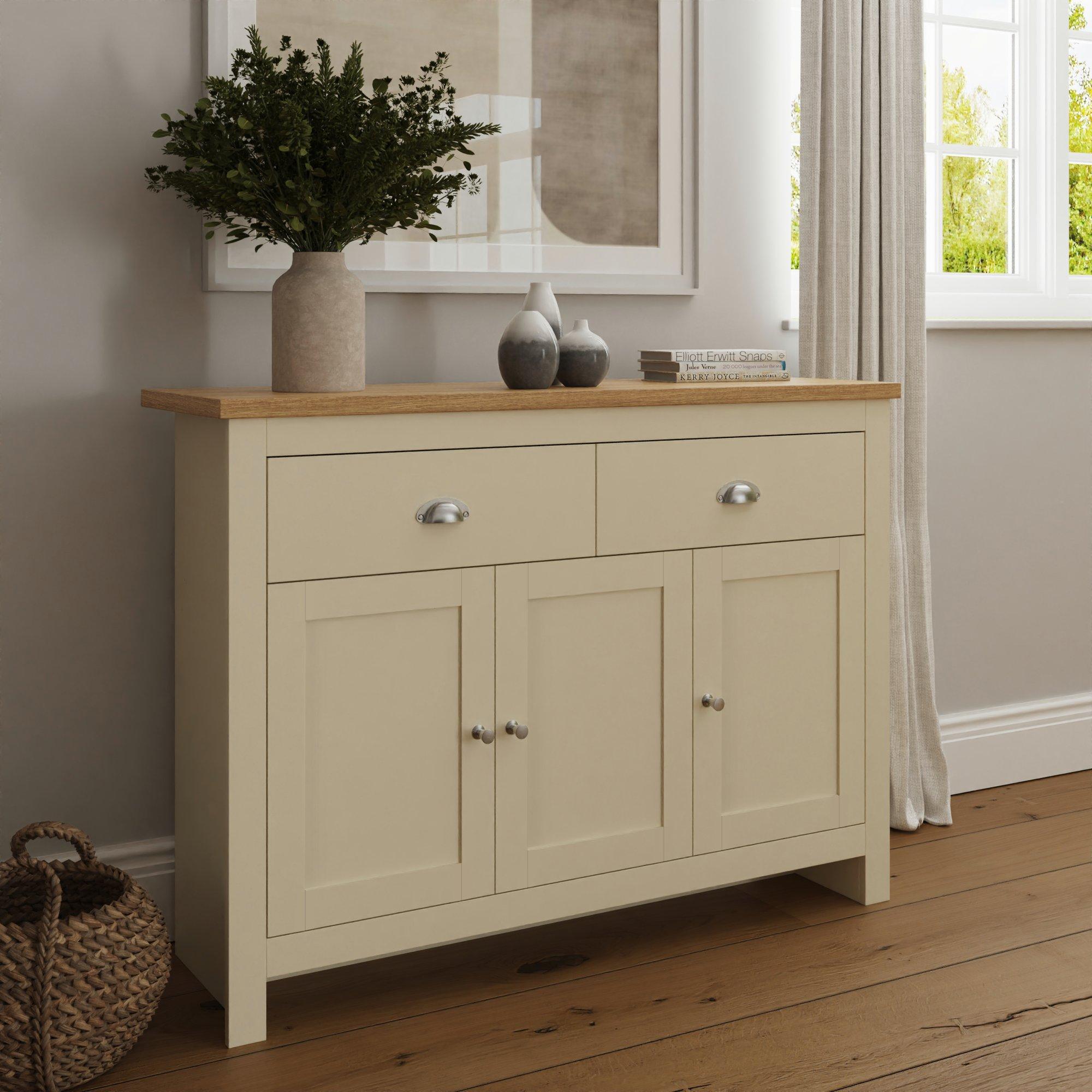 Cream - GFW - GFW Lancaster Large Sideboard - 2