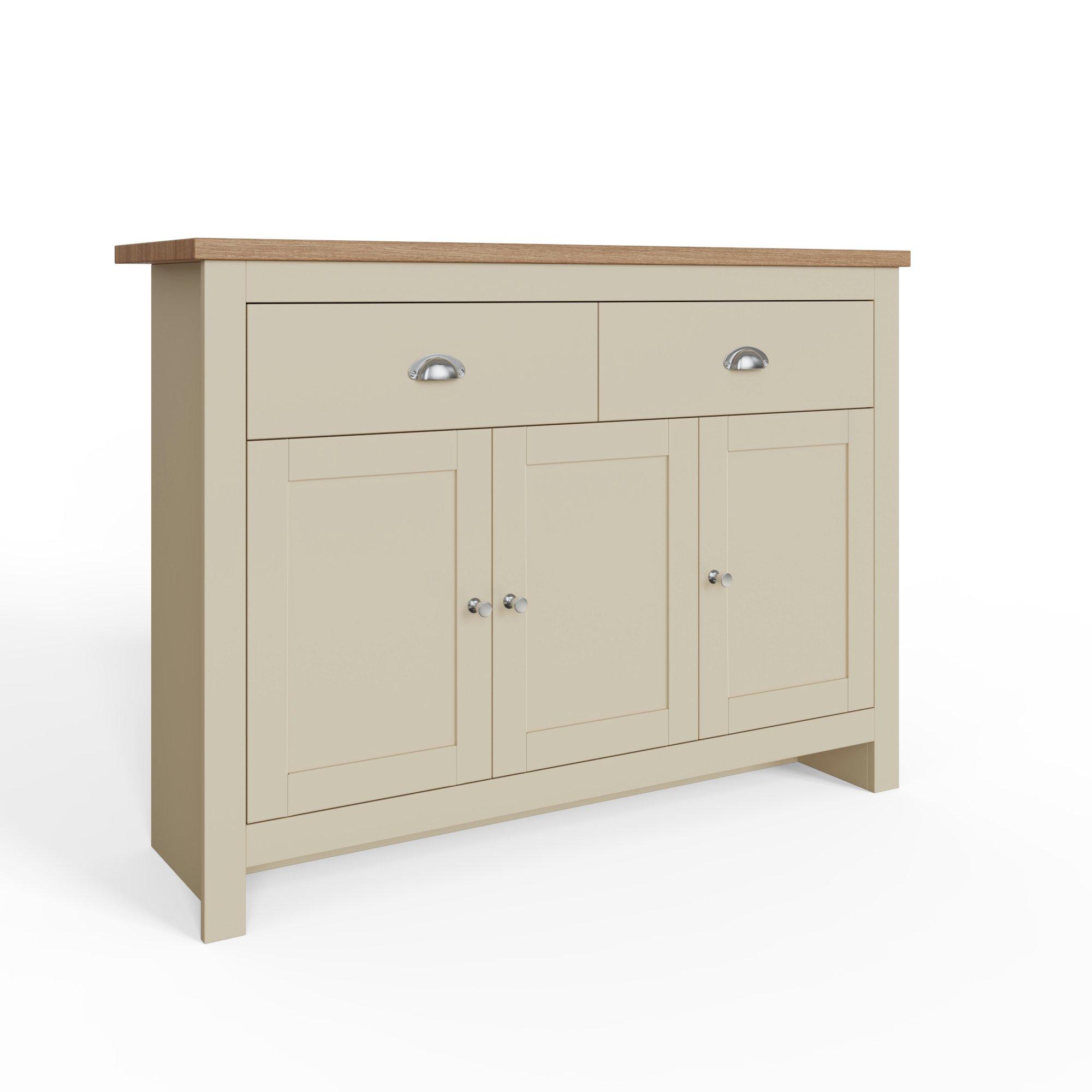 Cream - GFW - GFW Lancaster Large Sideboard - 3
