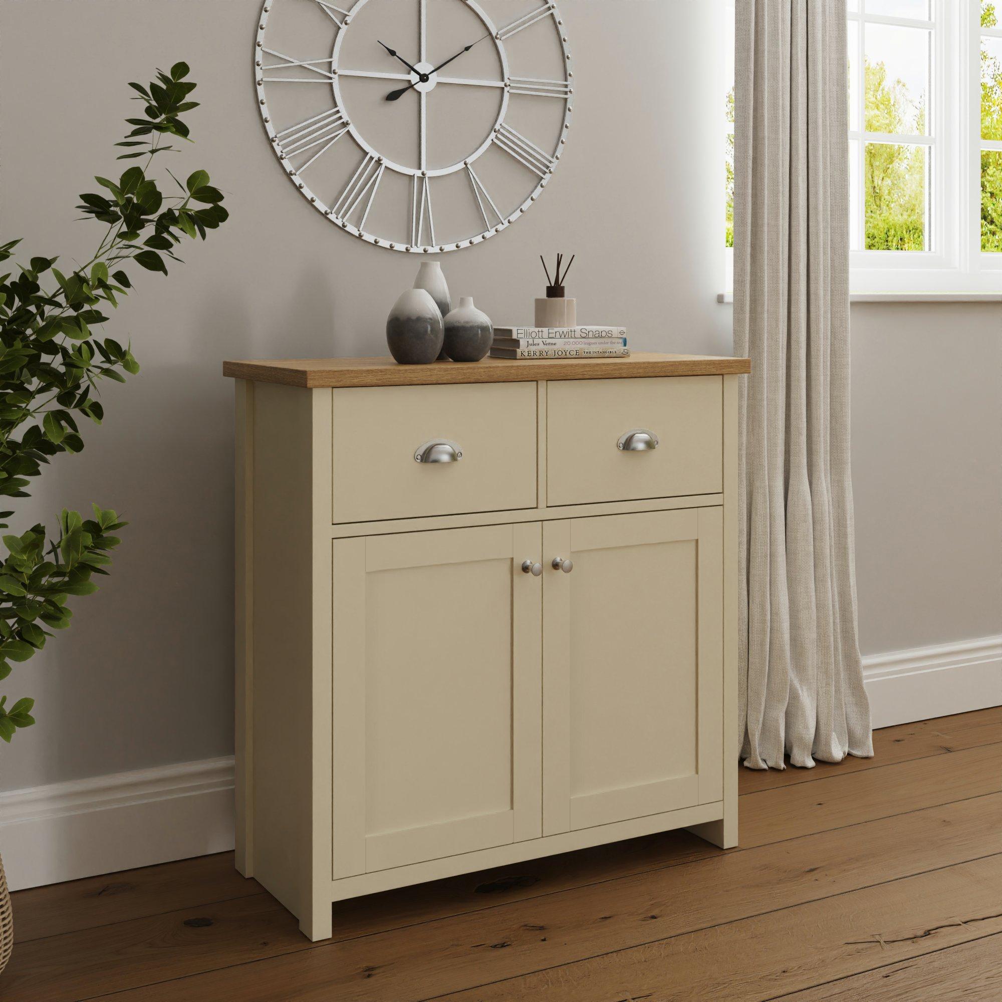 Cream - GFW - GFW Lancaster Compact Sideboard - 2