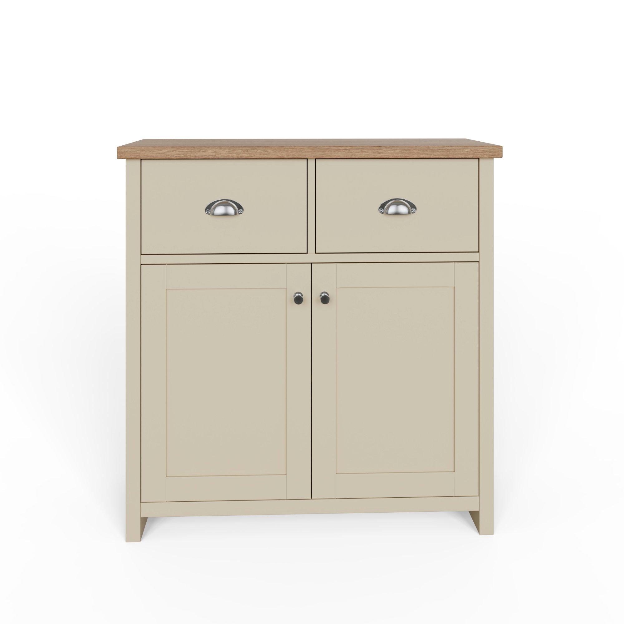 Cream - GFW - GFW Lancaster Compact Sideboard - 5