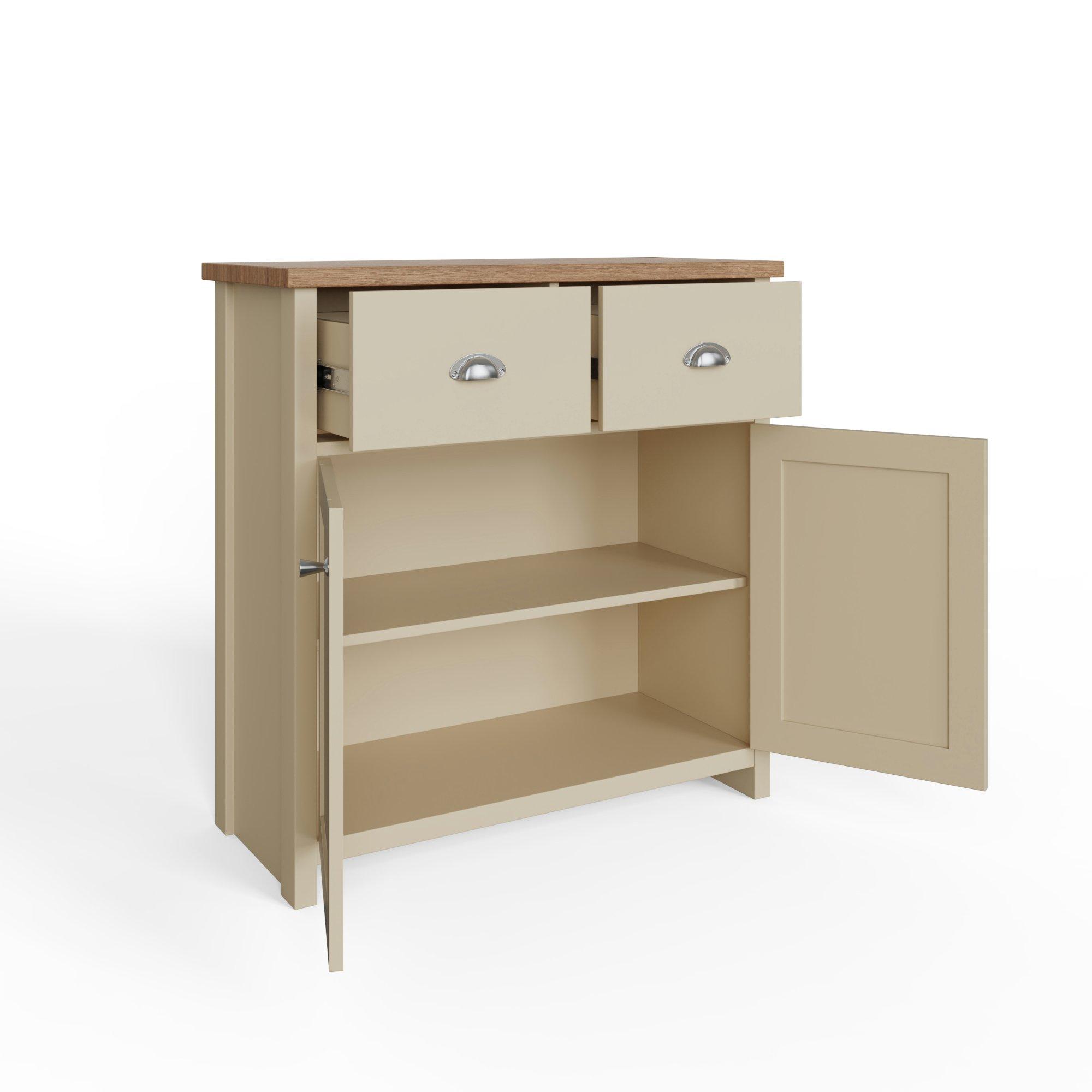 Cream - GFW - GFW Lancaster Compact Sideboard - 7