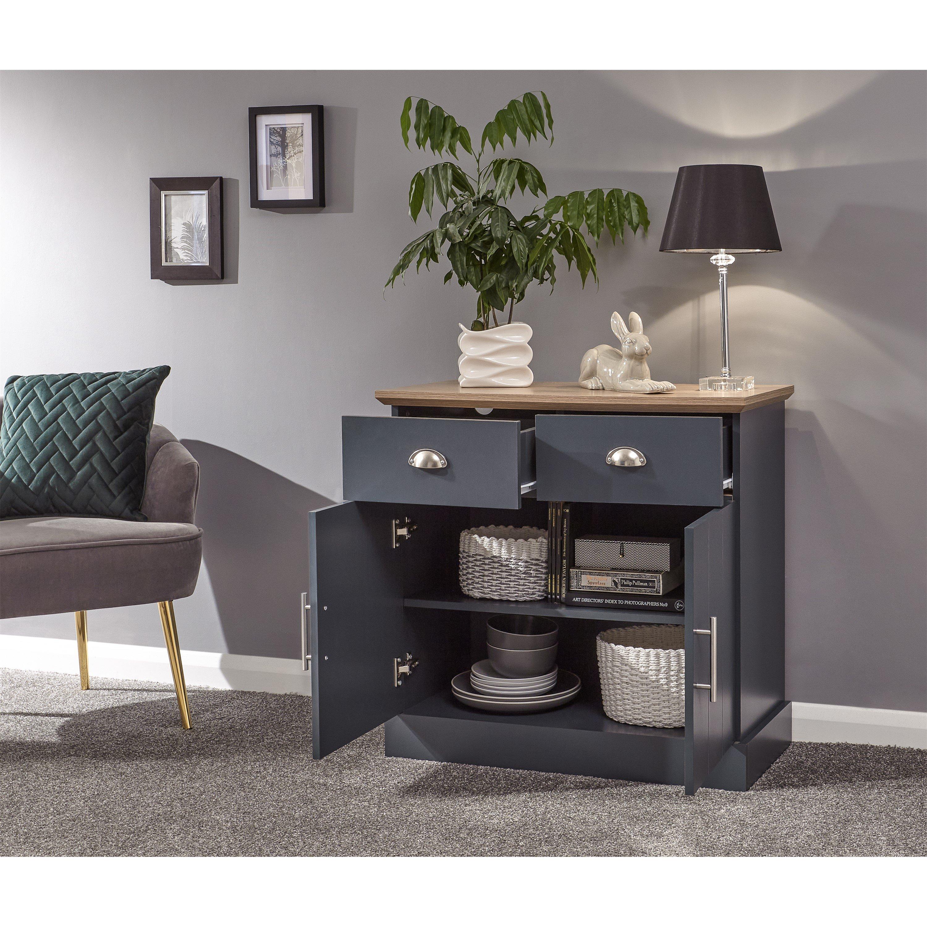 Blue Slate - GFW - GFW Kendal Compact Sideboard - 2