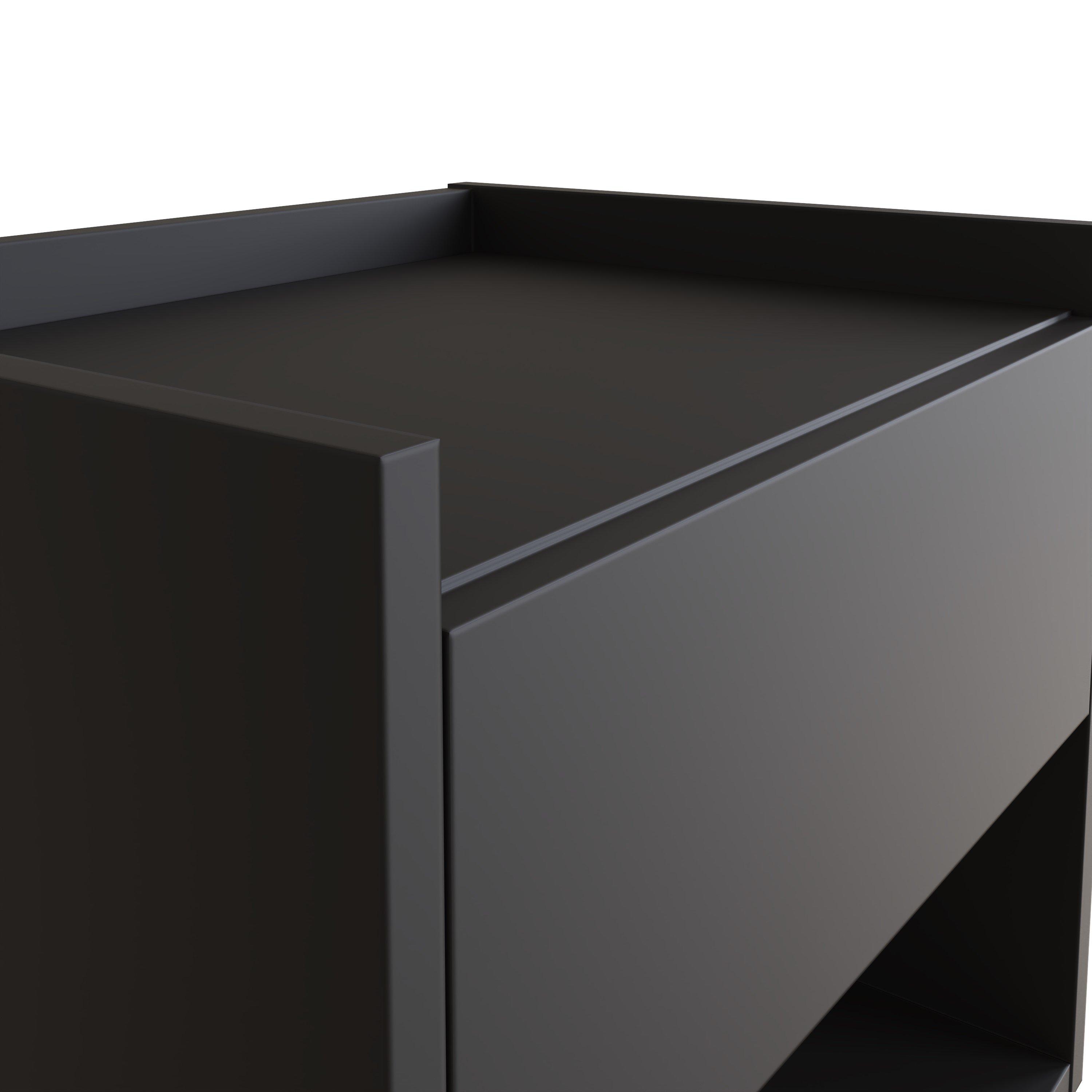 Anthracite - GFW - GFW Harmony Wall Mounted Pair of Bedside Tables - 3