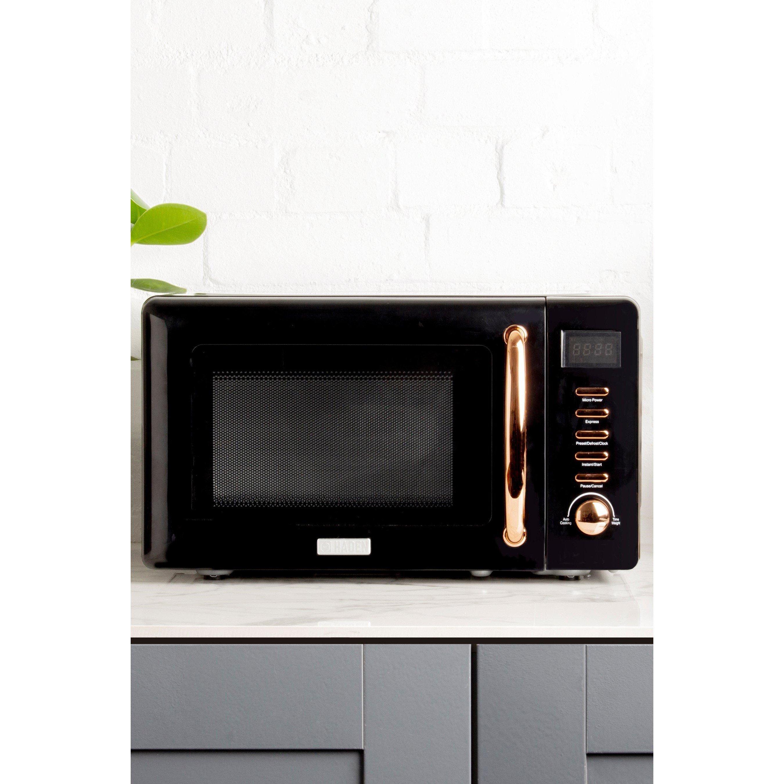 Black/Copper - Haden - Haden 20L 800W Digital Microwave