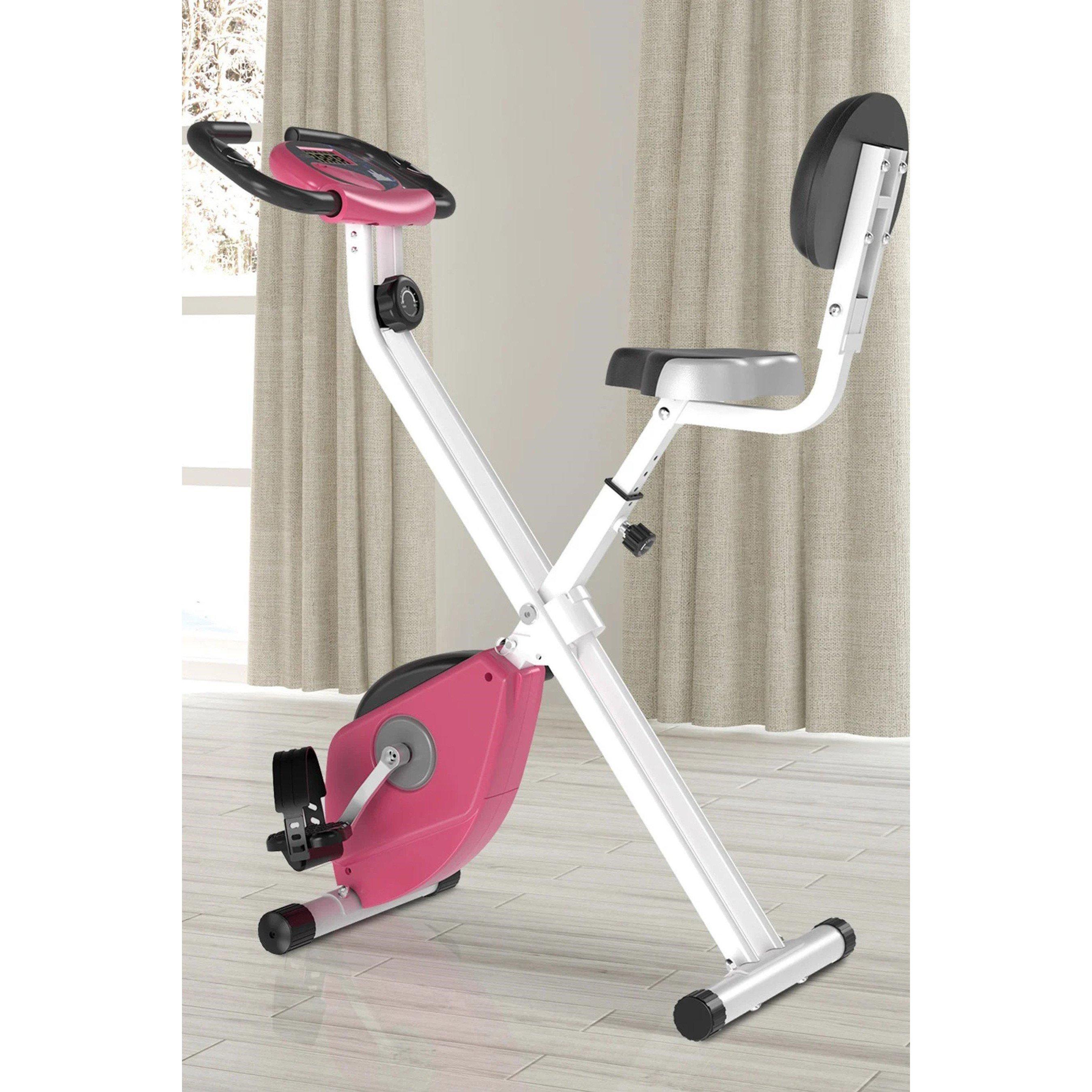 Pink - HOMCOM - HOMCOM Manual Exercise Bi