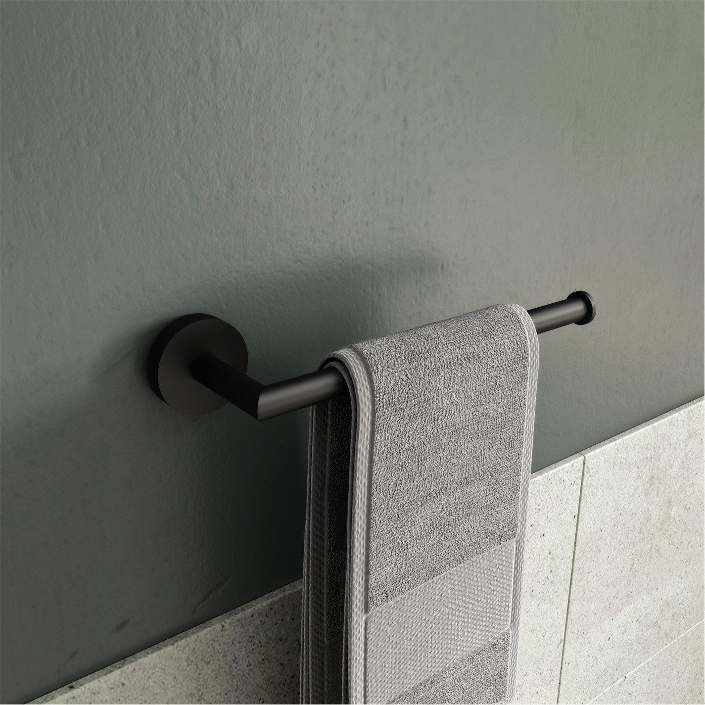 Croydex  Flexi-Fix Epsom Towel Bar Black