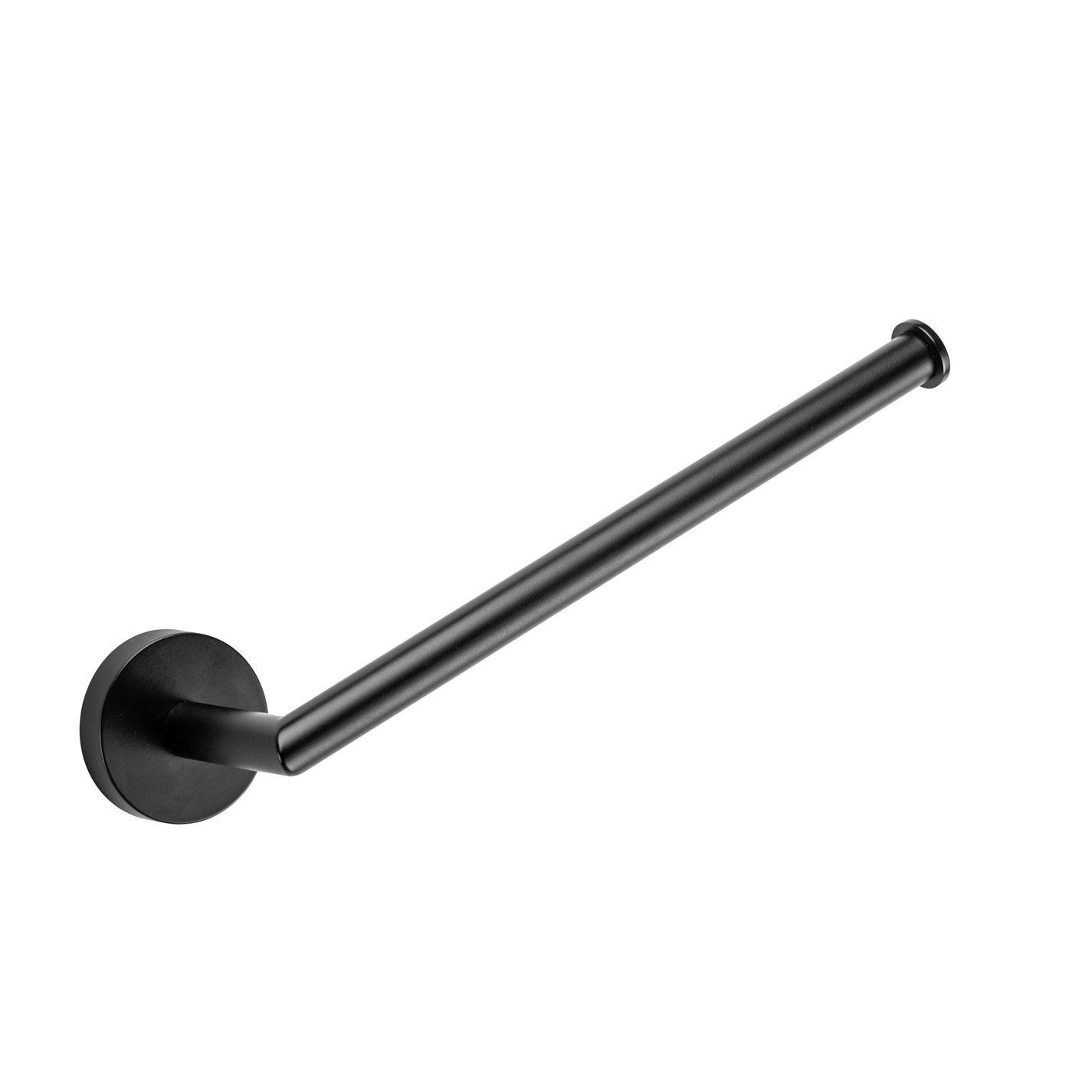 Black - Croydex - Flexi-Fix Epsom Black Towel Bar - 2