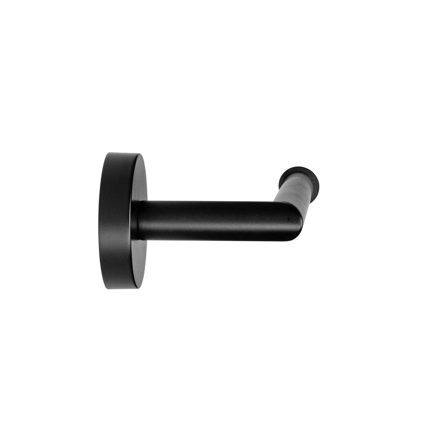 Black - Croydex - Flexi-Fix Epsom Black Towel Bar - 4
