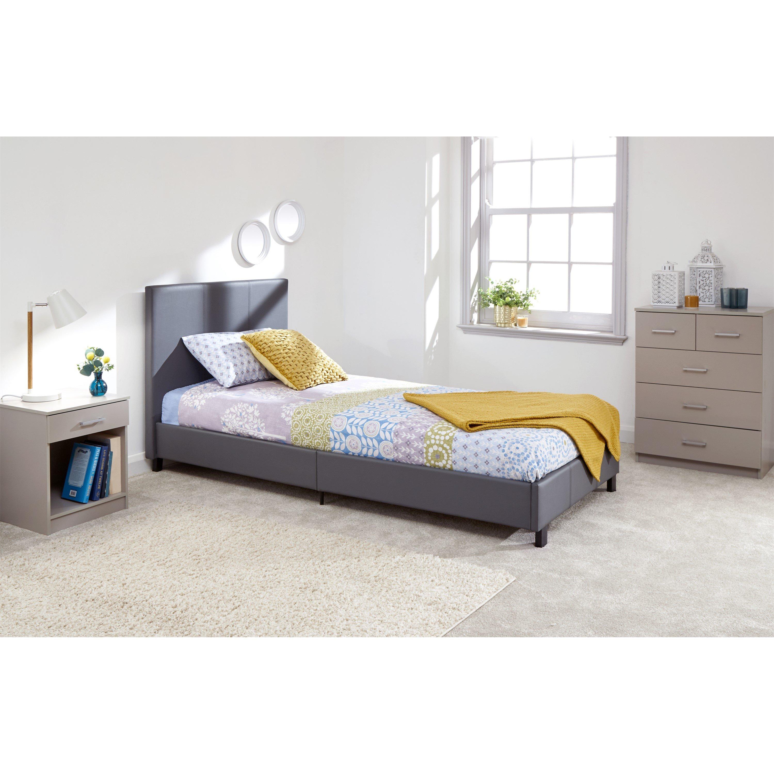 Grey - GFW - Bed In A Box 90cm - 2