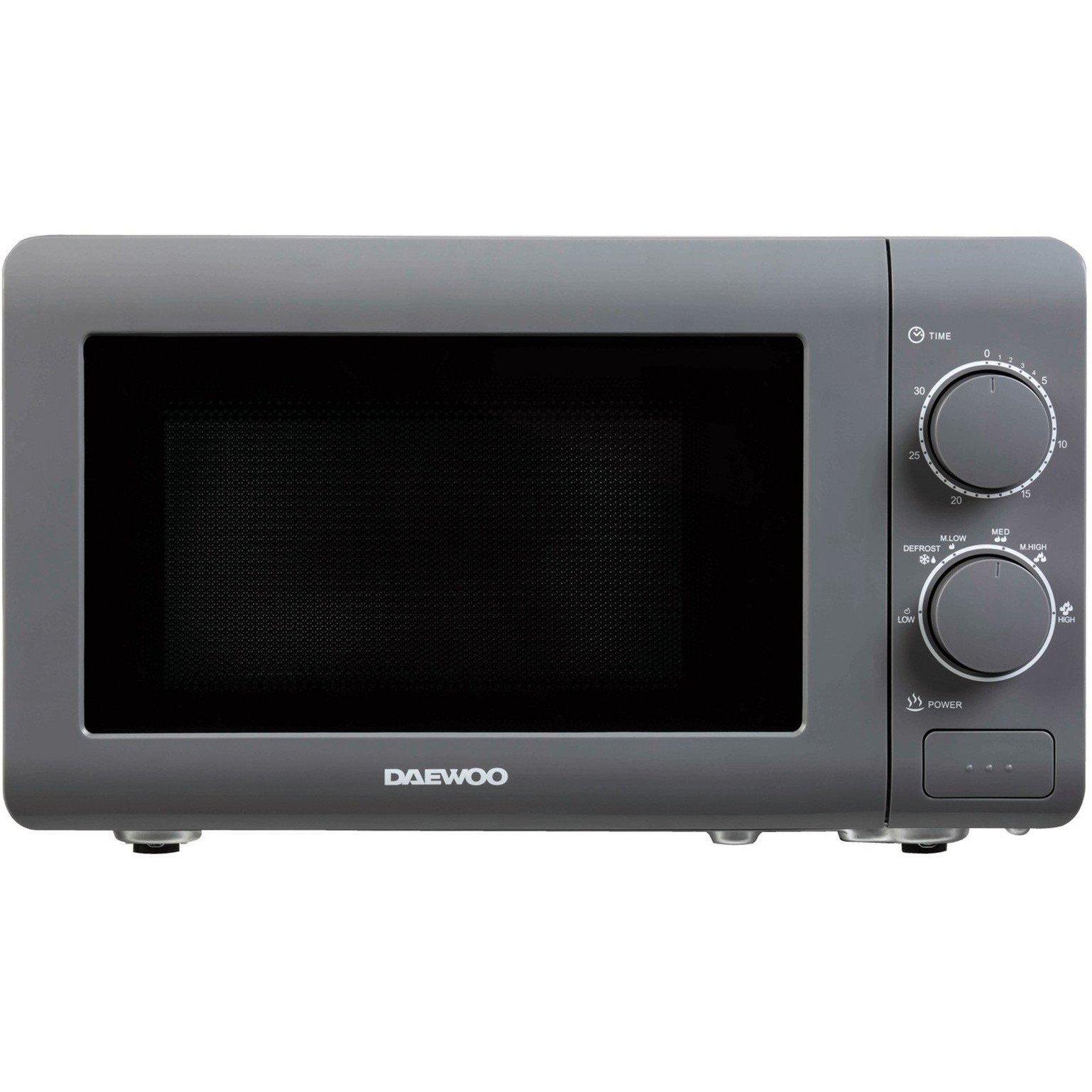 Daewoo Electricals  20L Manual 800W Microwave Grey