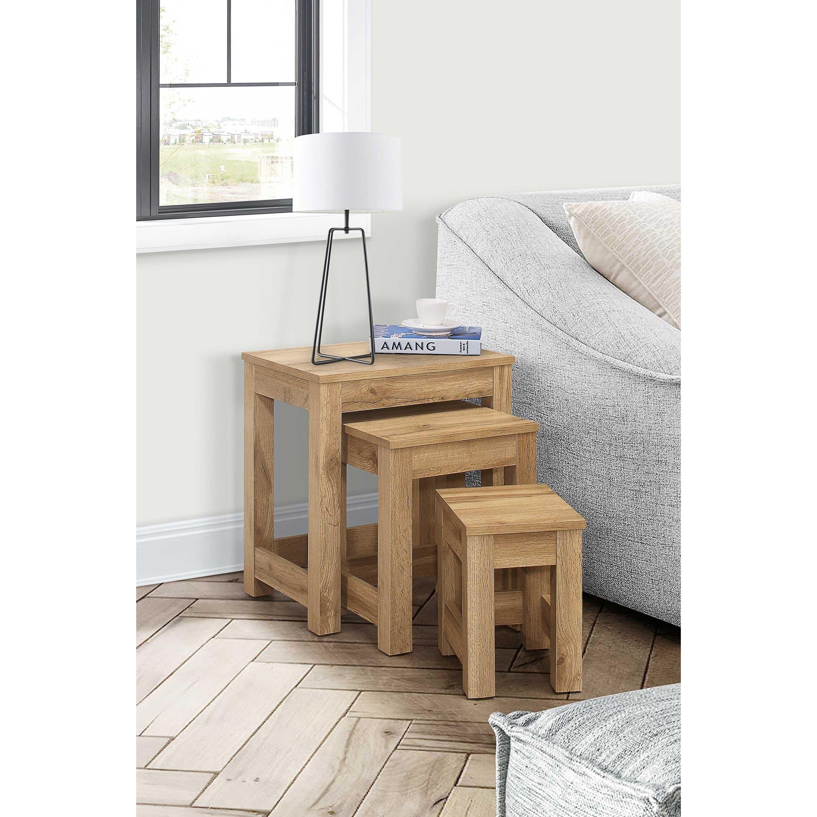 Oak - Birlea - Compton Nest of Tables