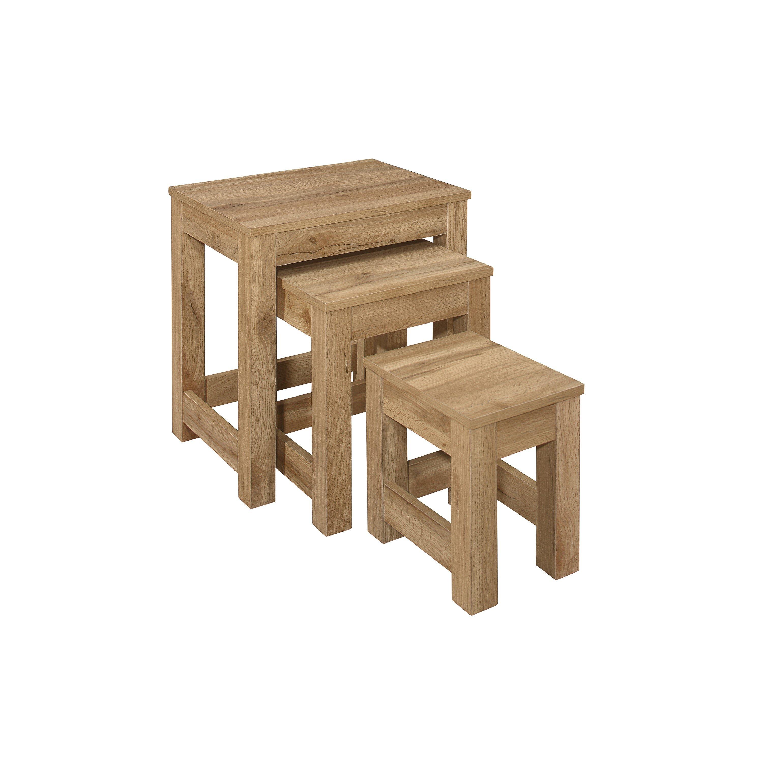 Oak - Birlea - Compton Nest of Tables - 3