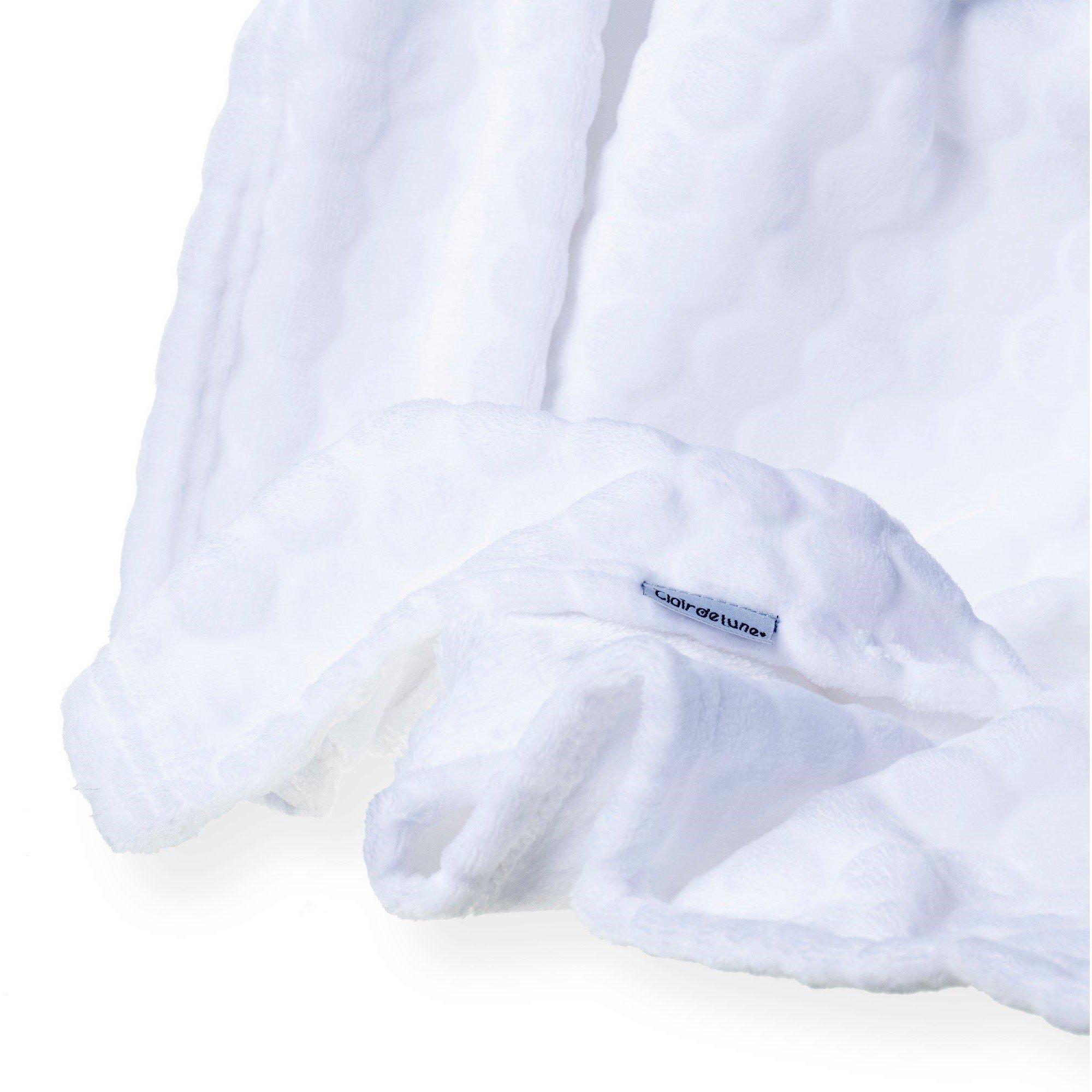 White - Clair De Lune - de Lune Marshmallow Pram Blanket - 4