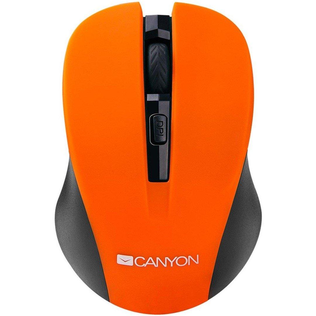 Orange - Canyon - Comfort Wireless 4 Button Optical Mouse
