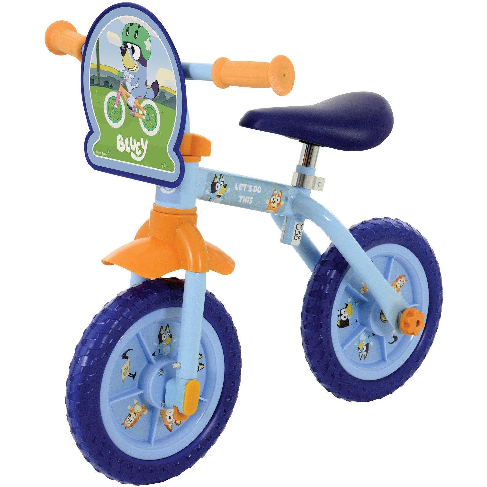 Multi - Bluey - 2 in 1 10 Training Bike - 1