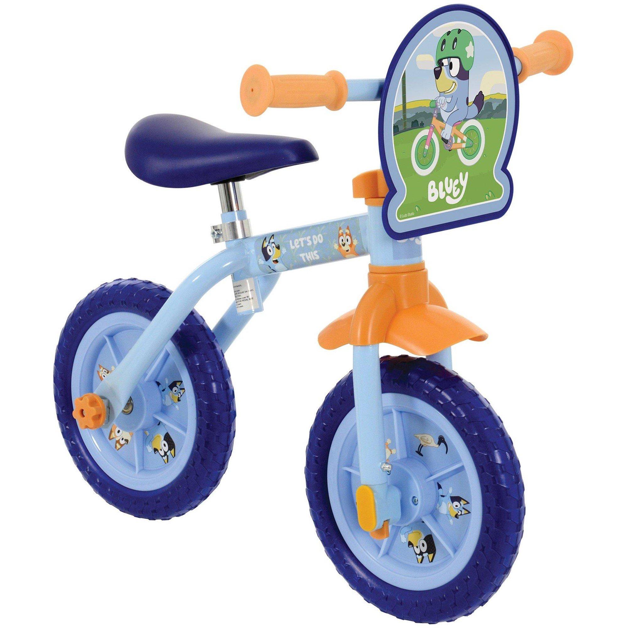 Multi - Bluey - 2 in 1 10 Training Bike - 2